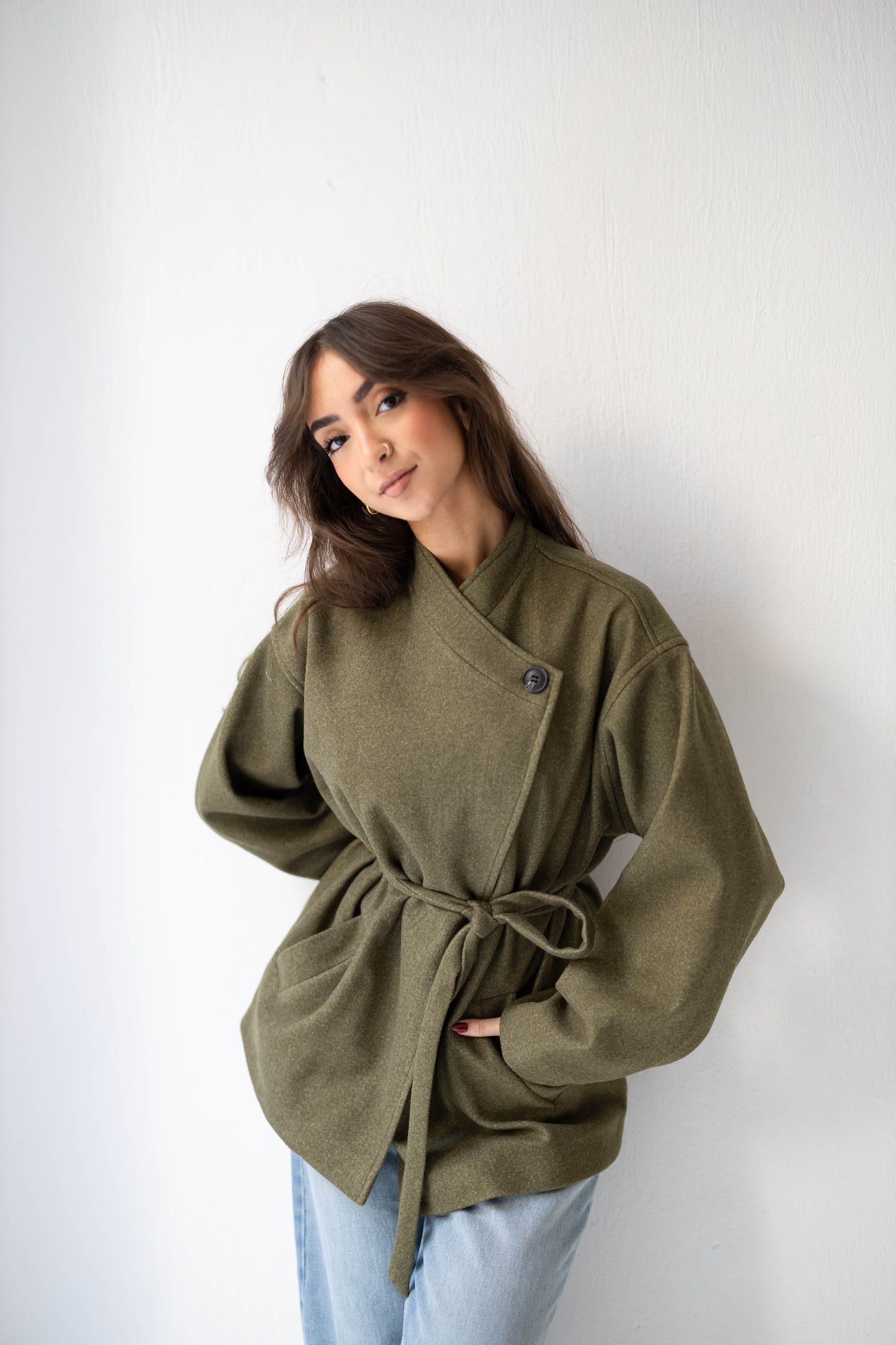The Minimal Jacket in Olive
