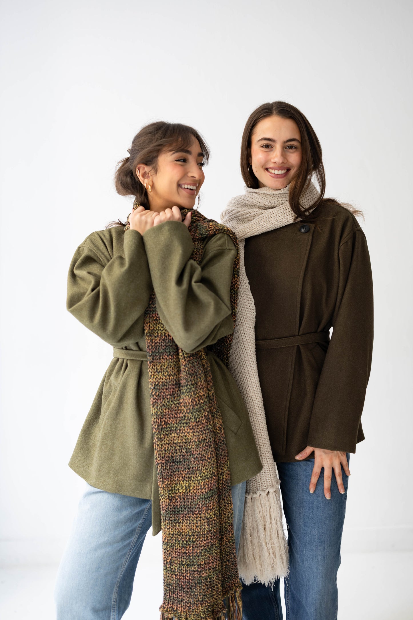 The Minimal Jacket in Olive Brown