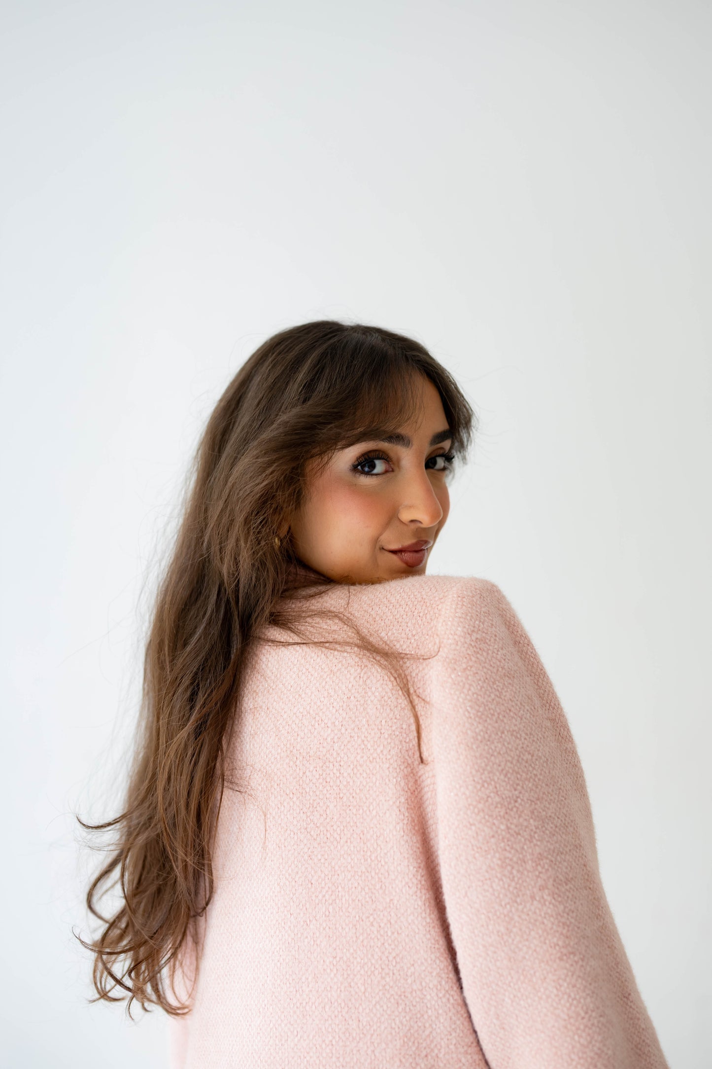 Whisper Shine Coat in Blush
