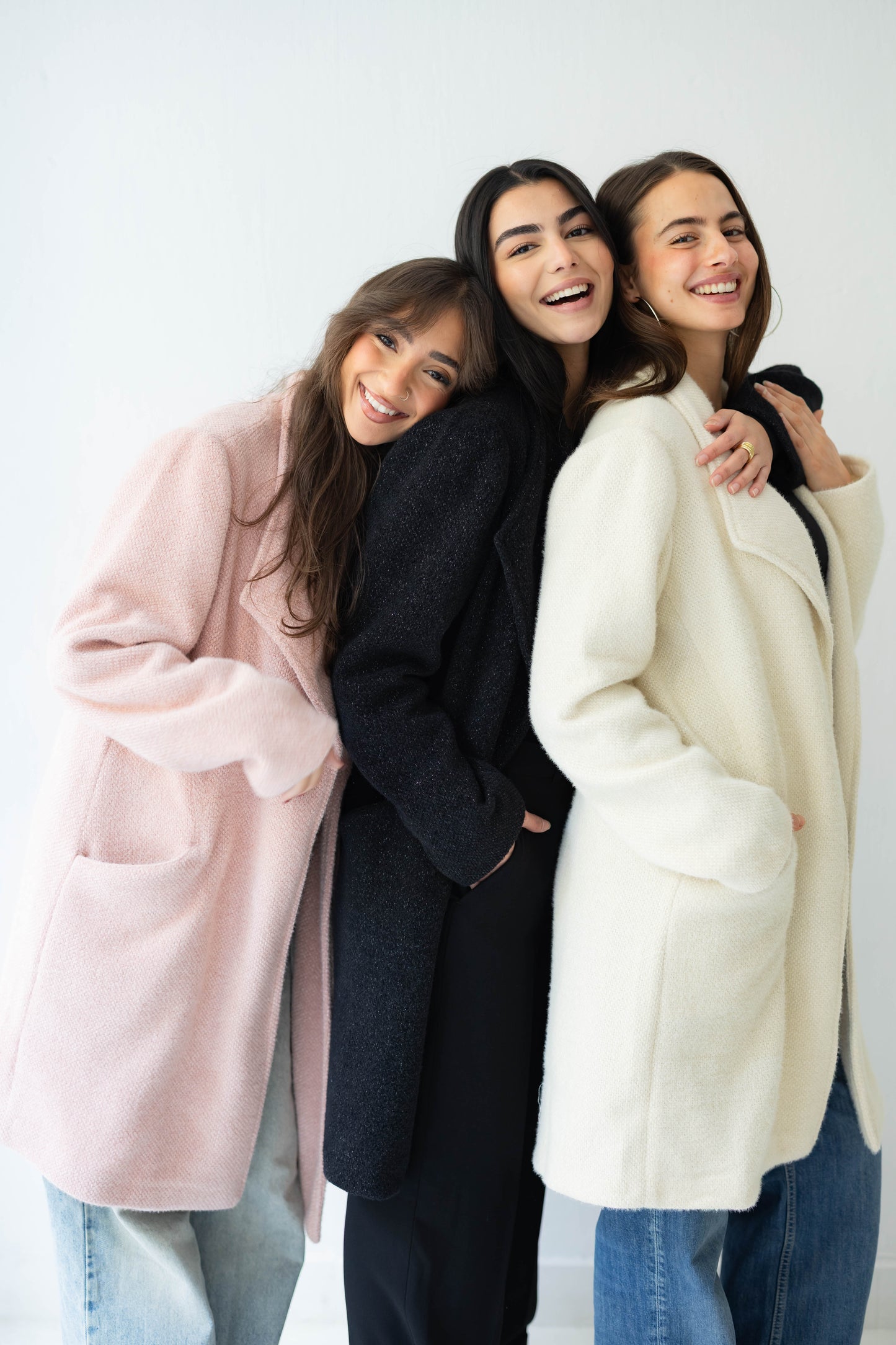 Whisper Shine Coat in Blush
