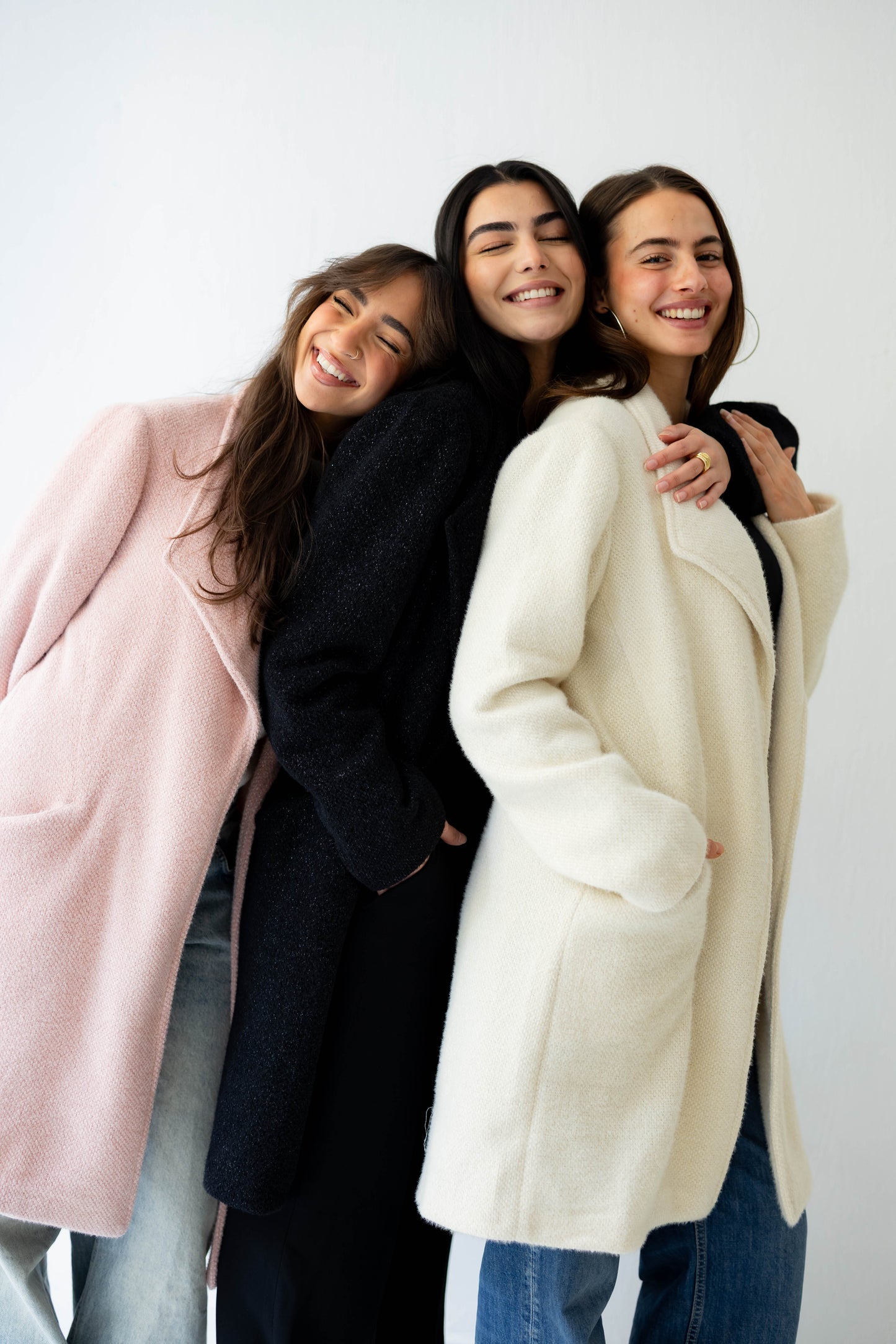 Whisper Shine Coat in Blush