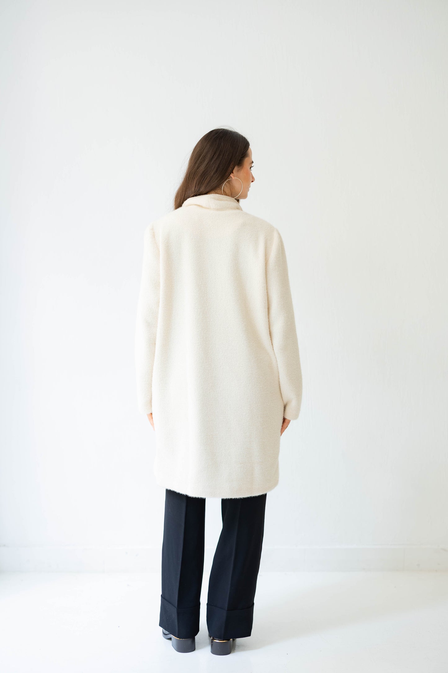 Whisper Shine Coat in White