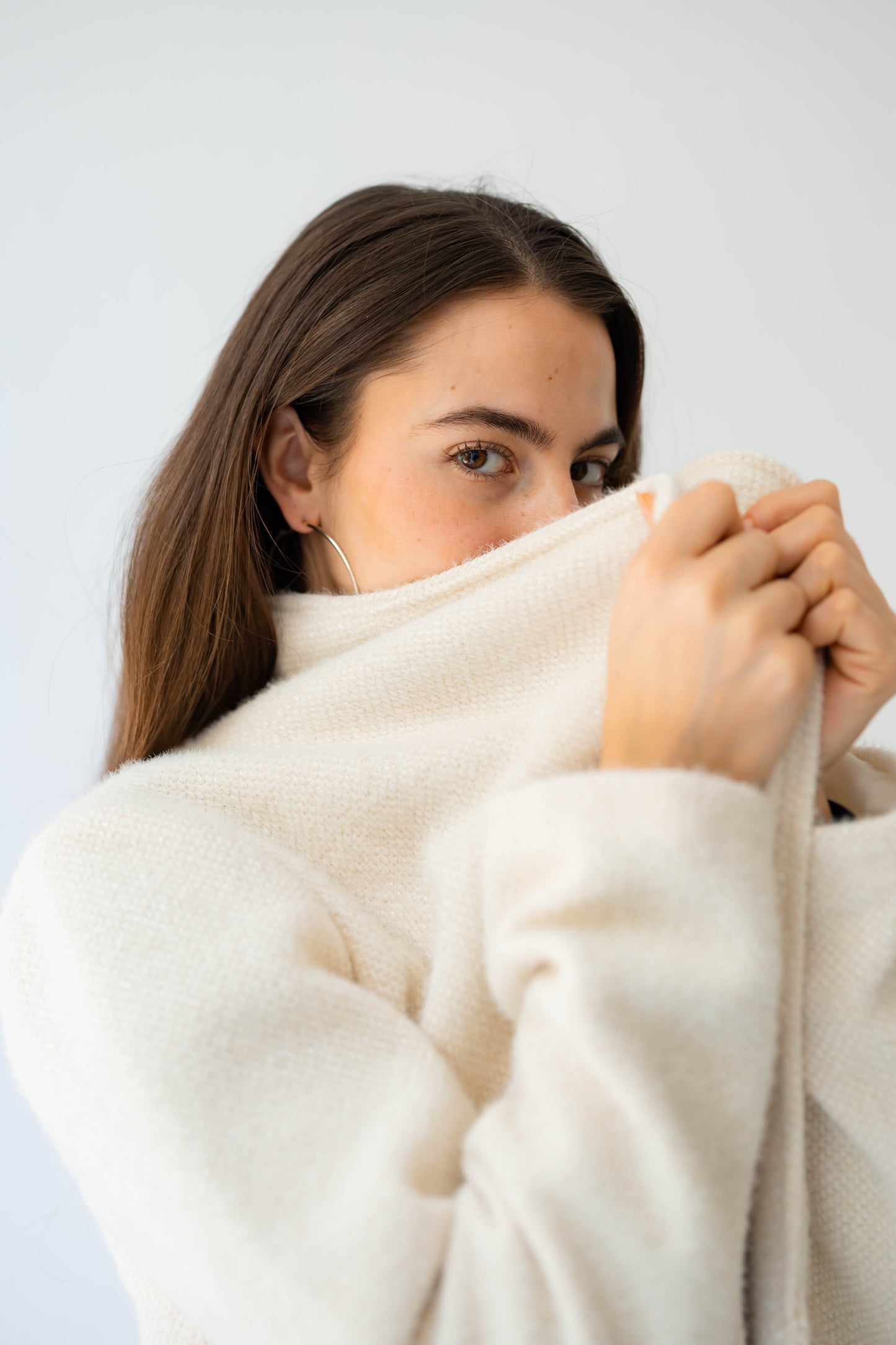 Whisper Shine Coat in White