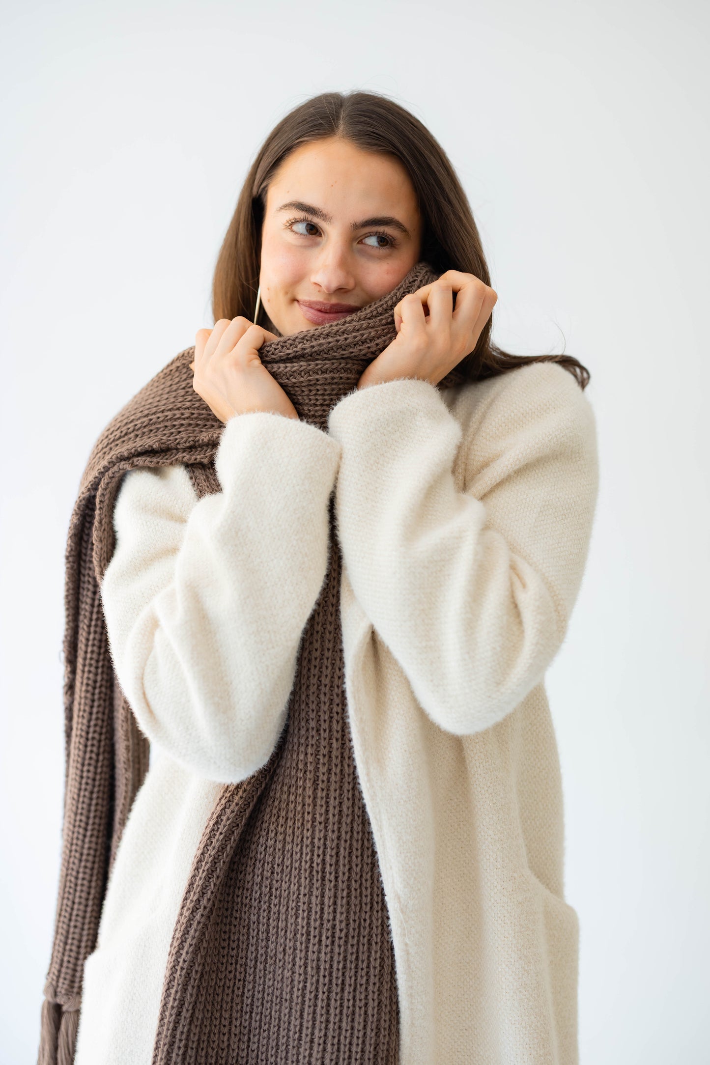 Whisper Shine Coat in White