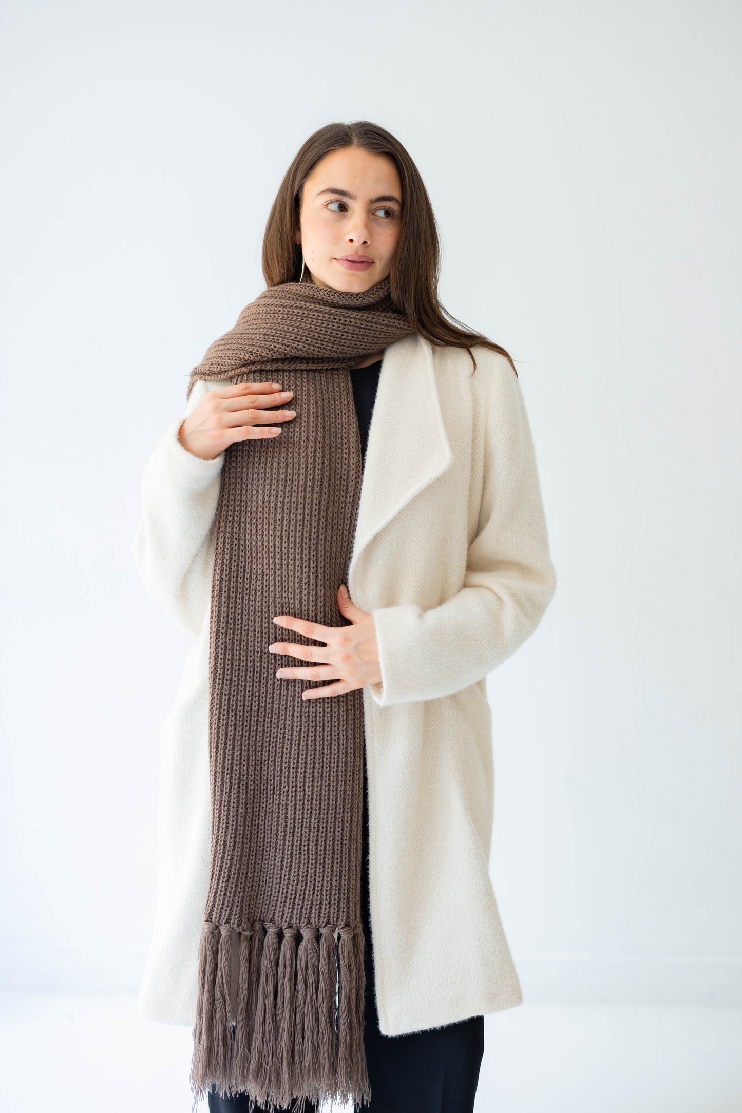 Whisper Shine Coat in White