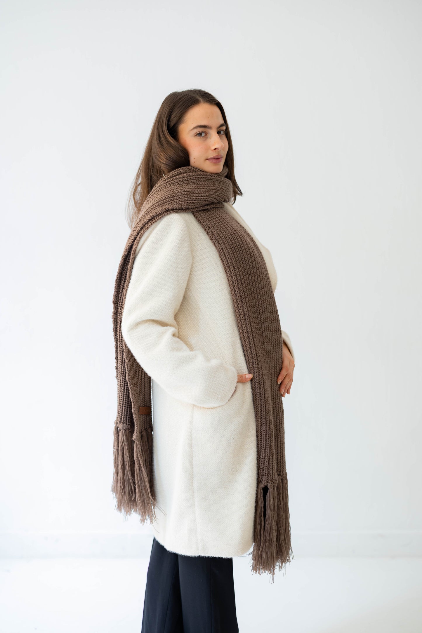 Whisper Shine Coat in White