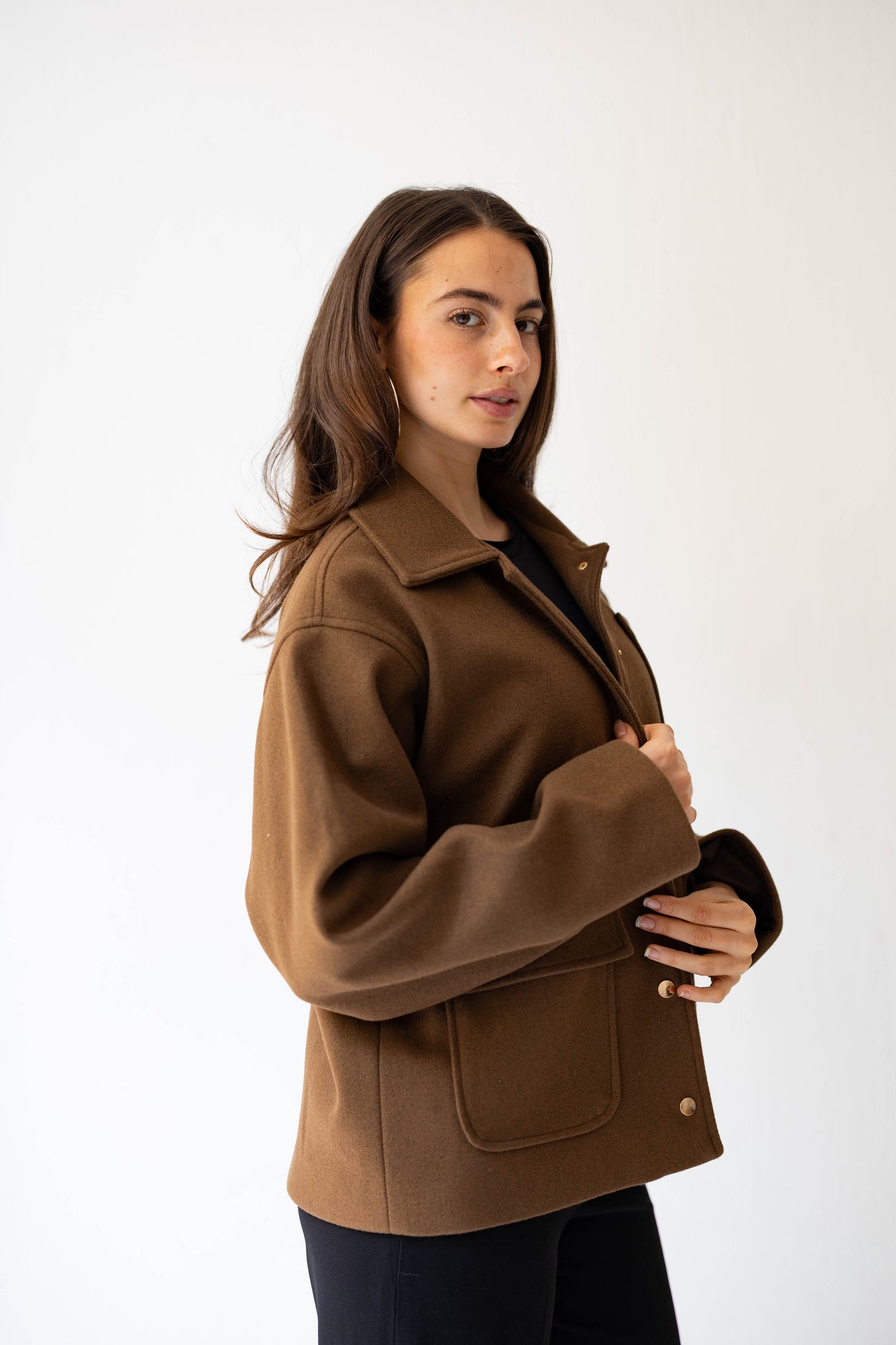Maple Jacket in Brown