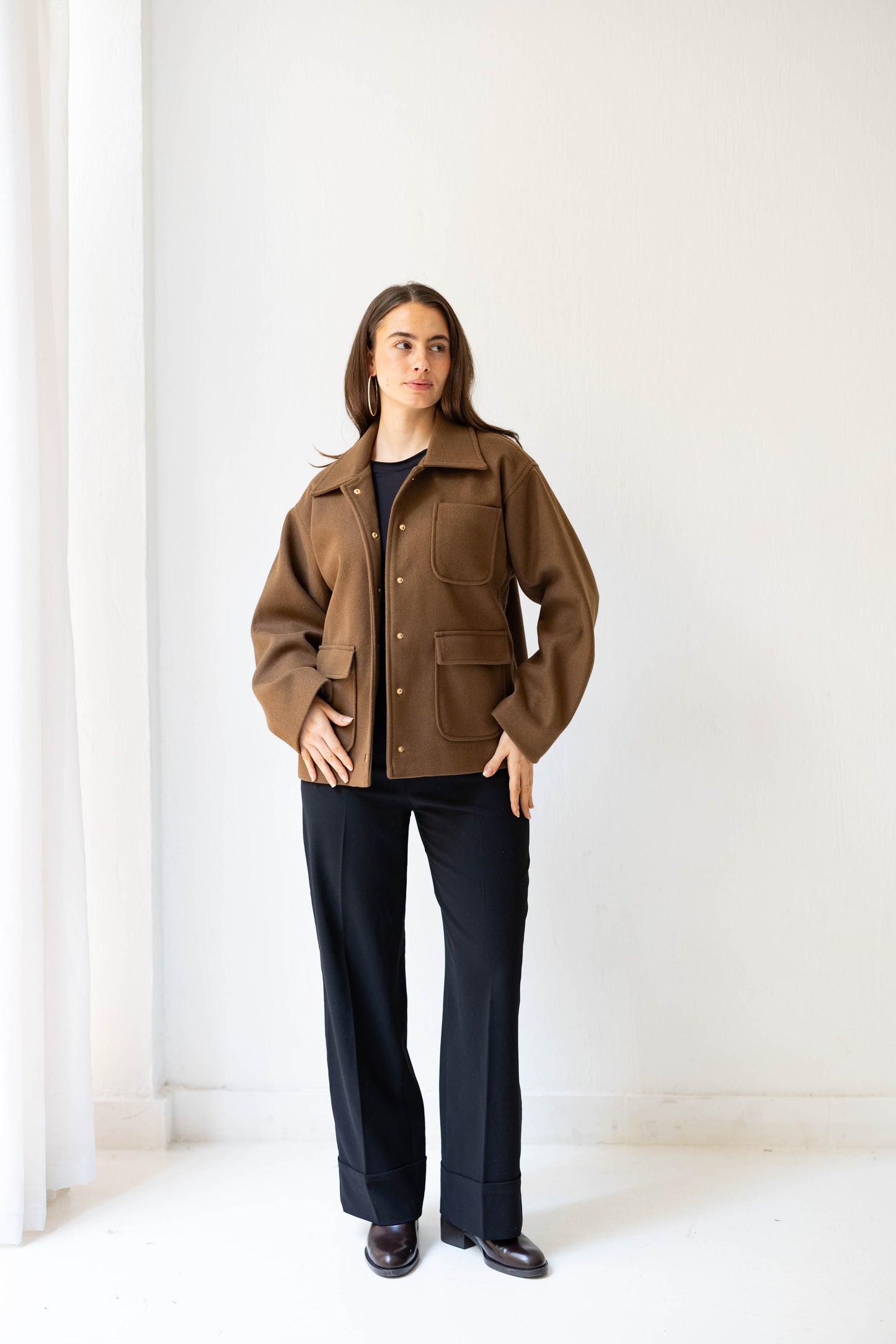 Maple Jacket in Brown