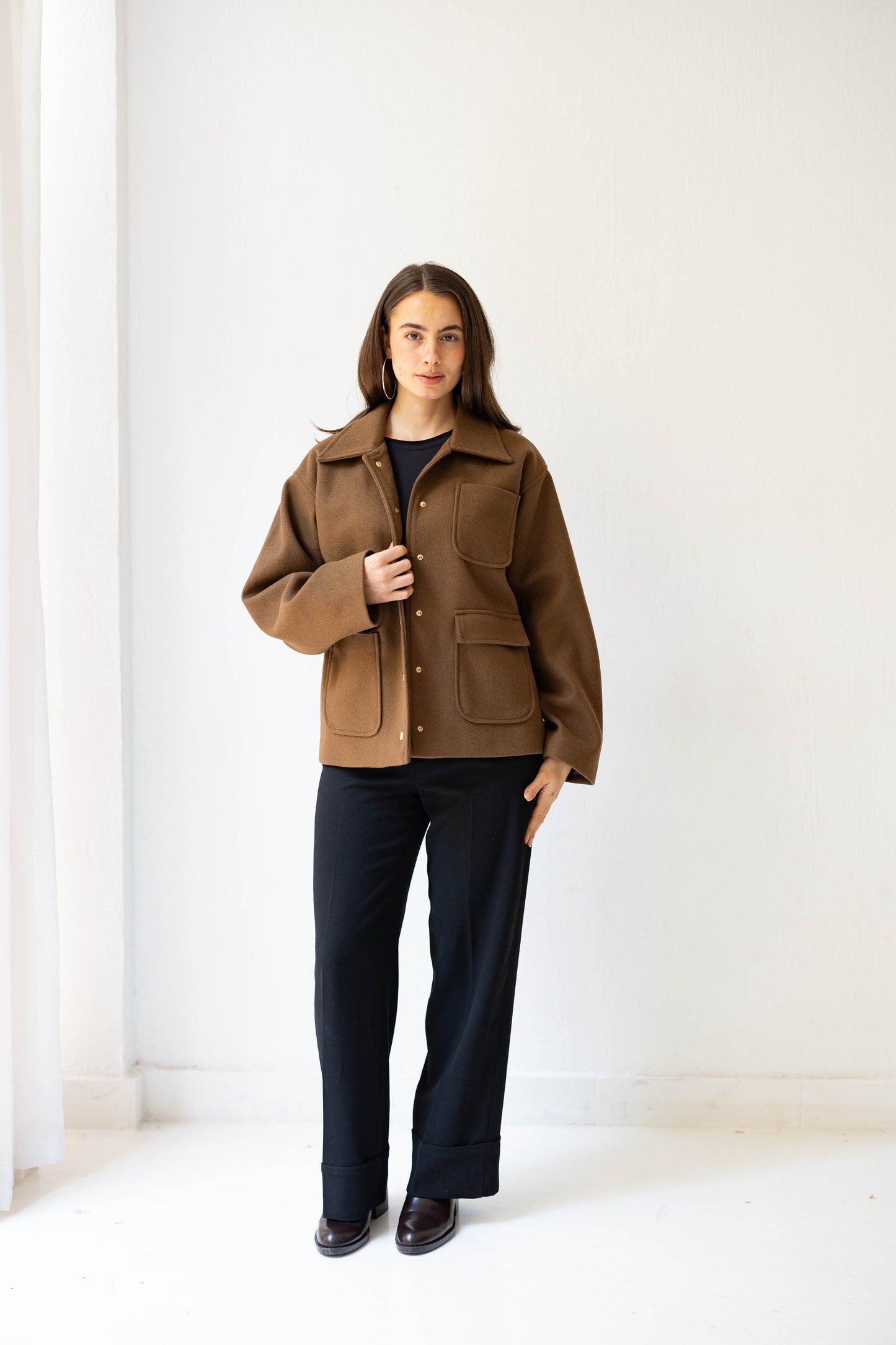 Maple Jacket in Brown