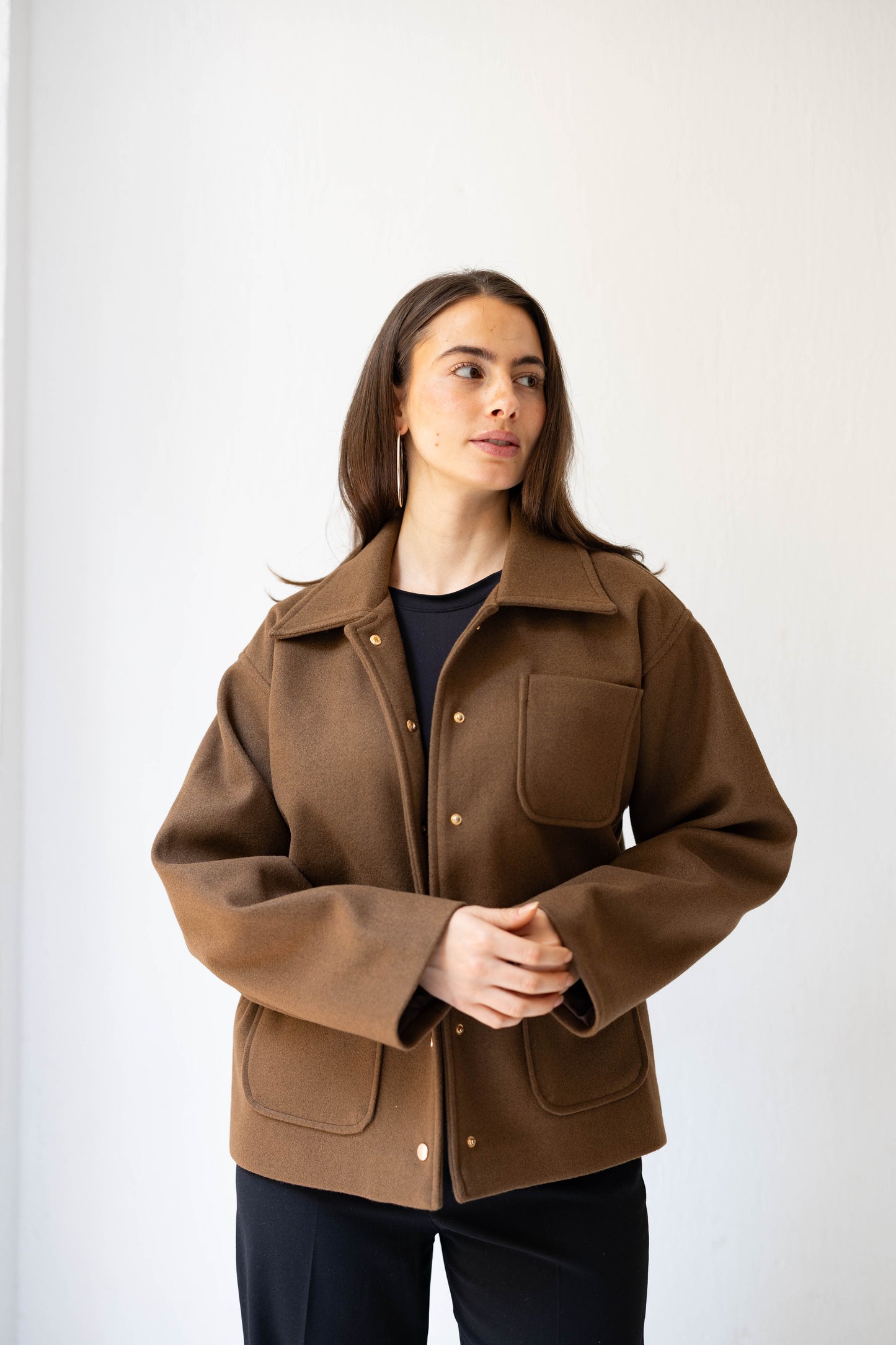 Maple Jacket in Brown