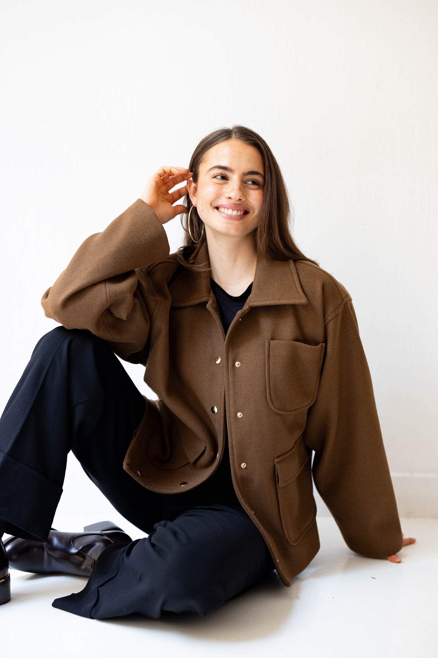 Maple Jacket in Brown