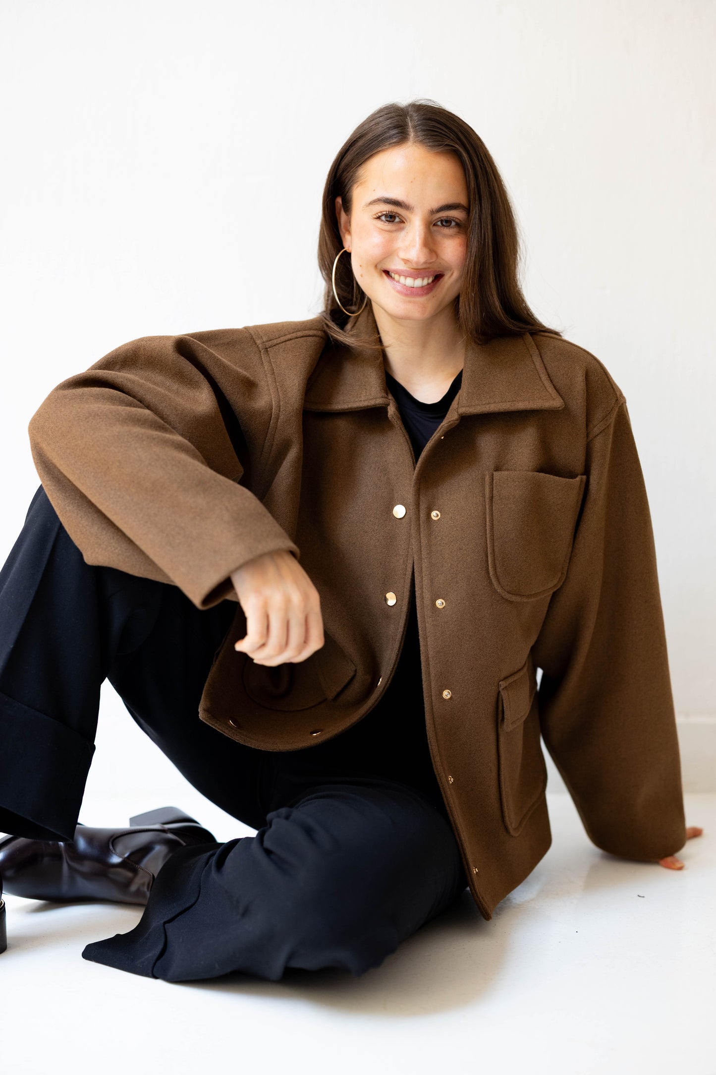 Maple Jacket in Brown