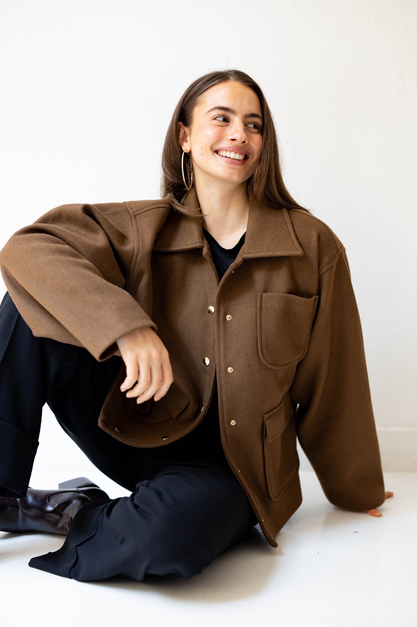 Maple Jacket in Brown