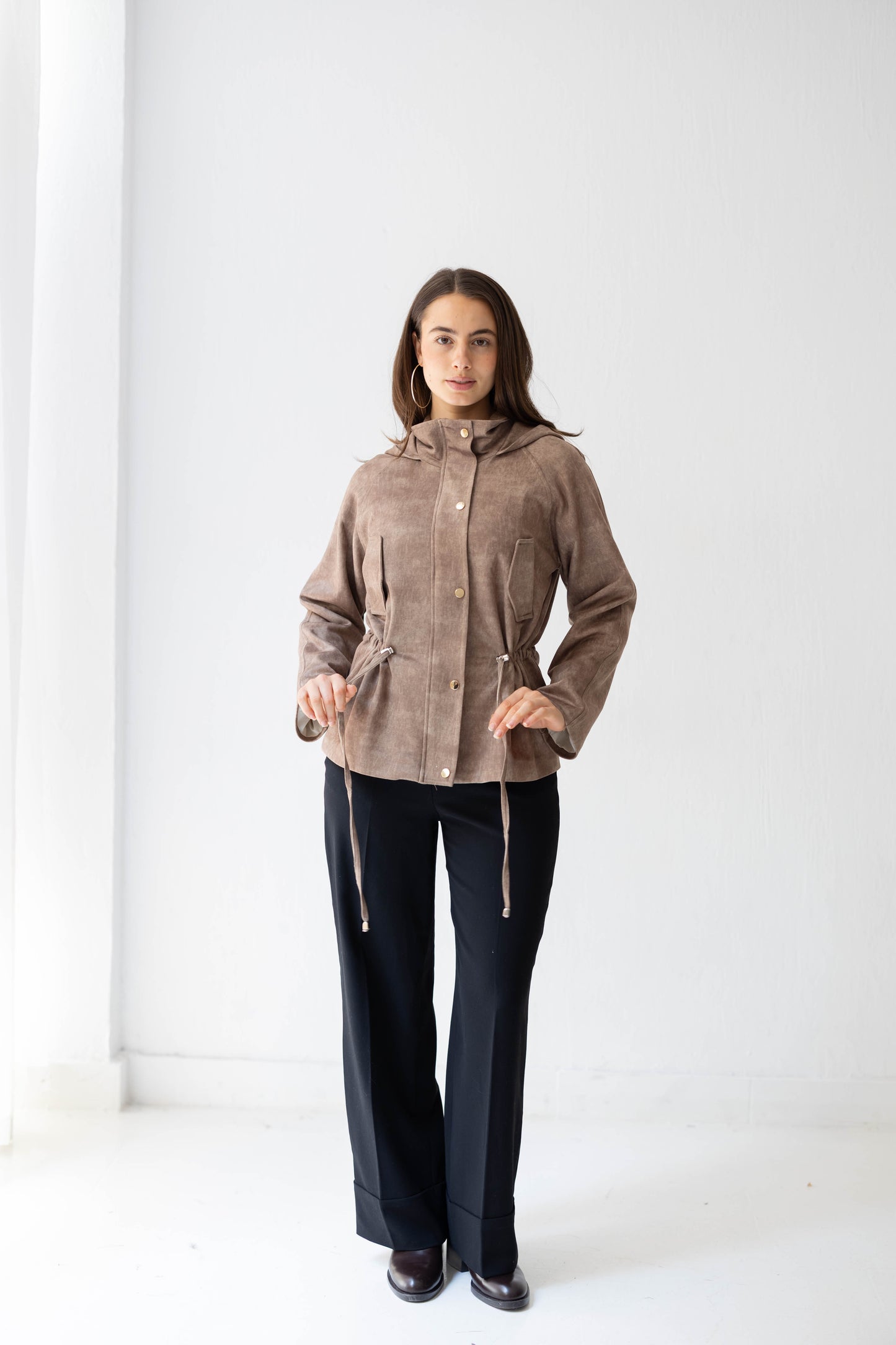 The Ophelia Jacket in Brown