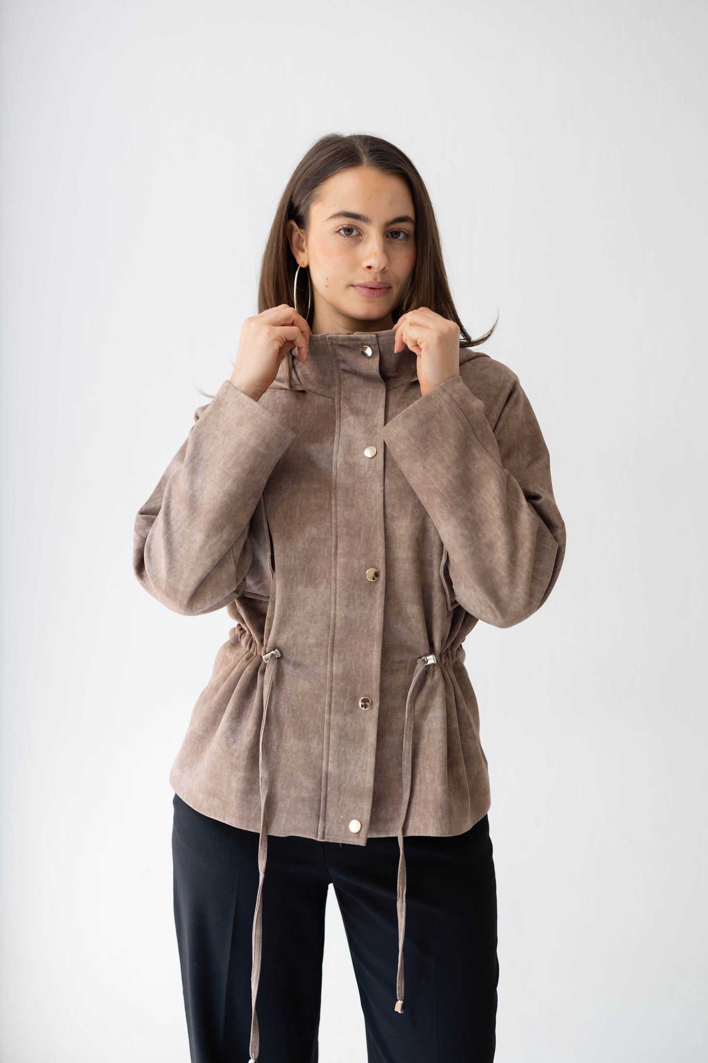 The Ophelia Jacket in Brown