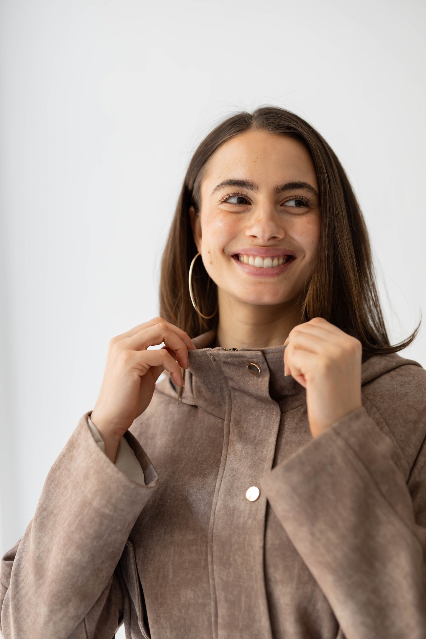 The Ophelia Jacket in Brown