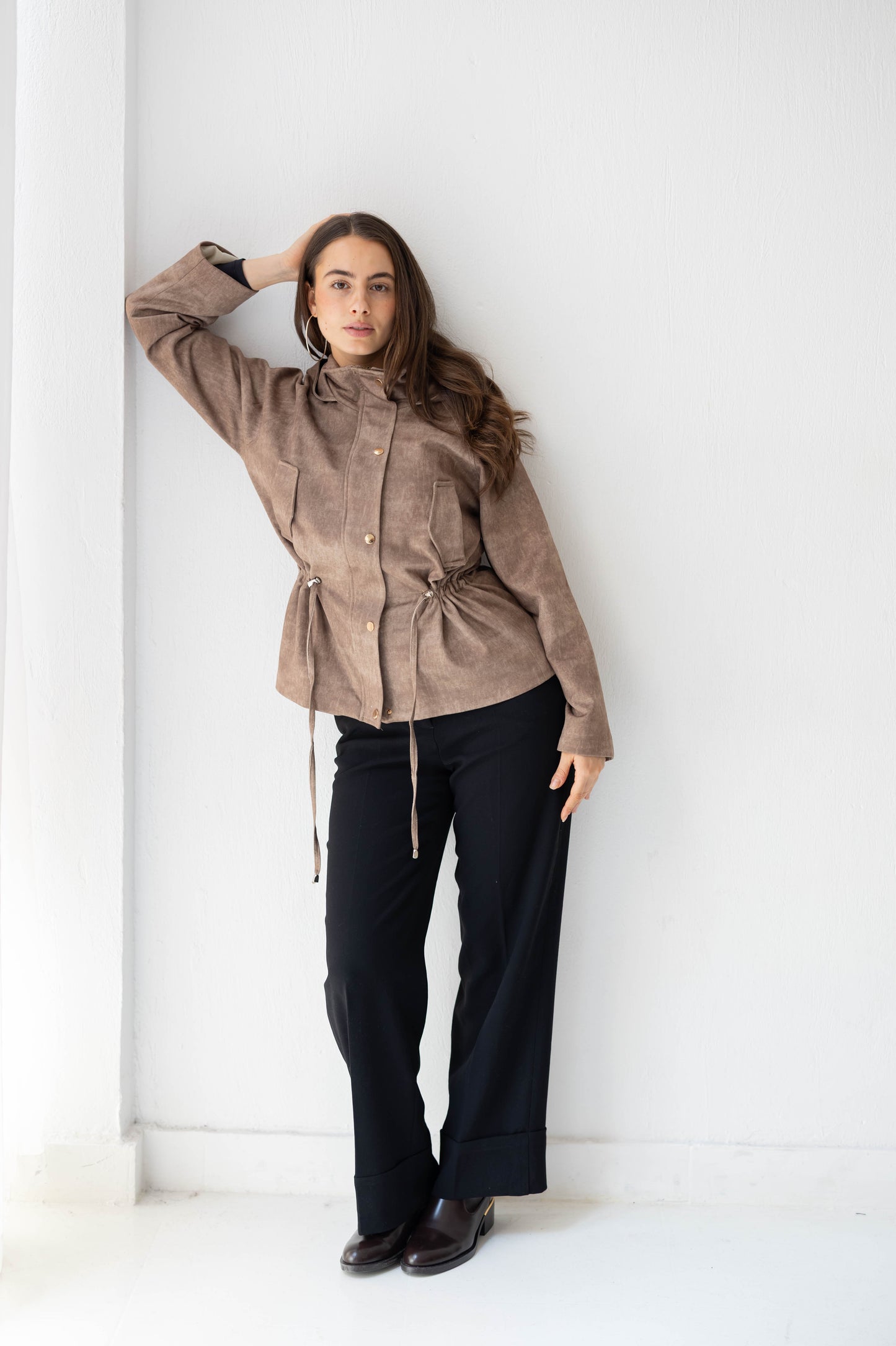 The Ophelia Jacket in Brown