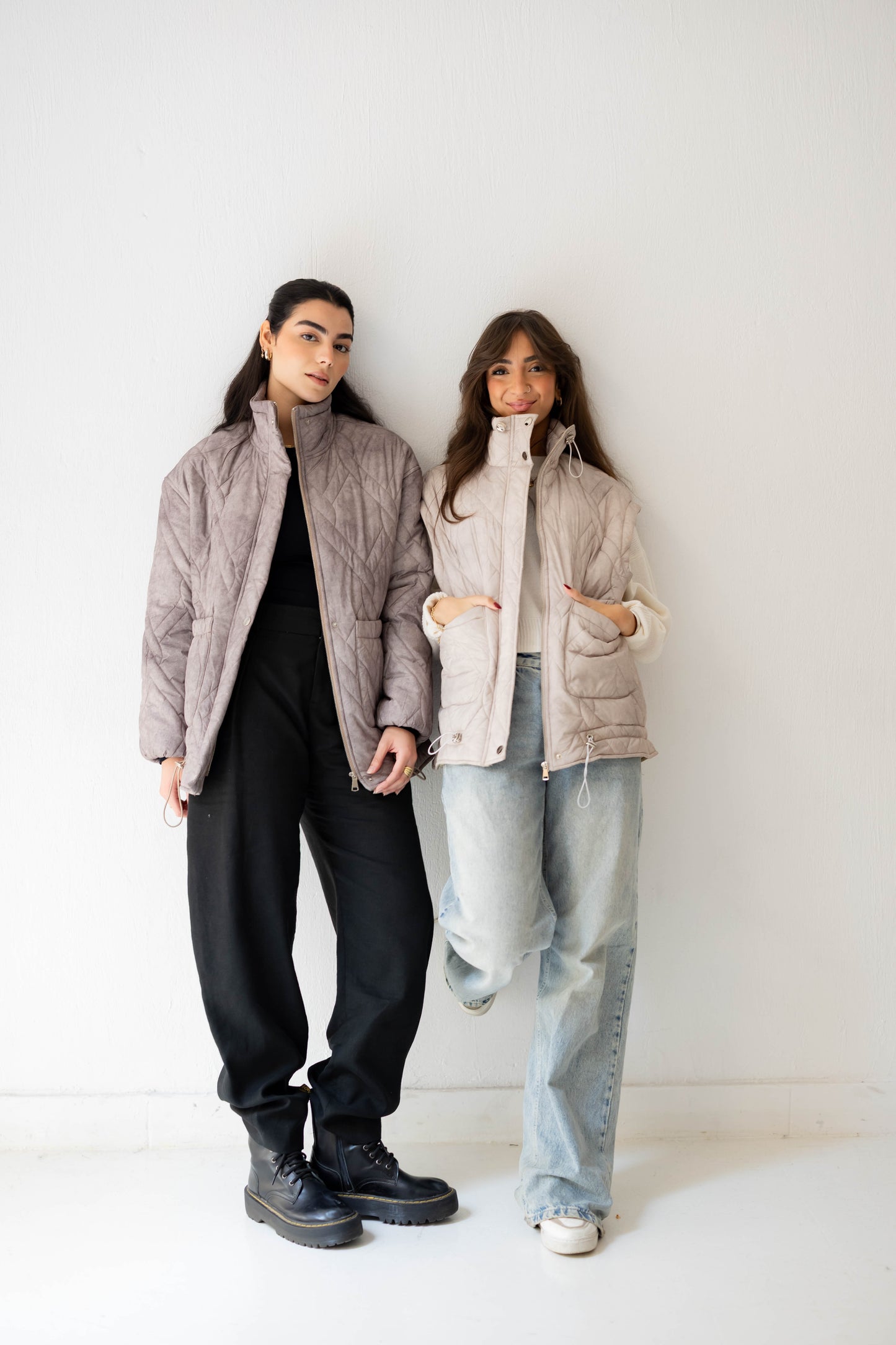 Storm Puff Jacket in Stone