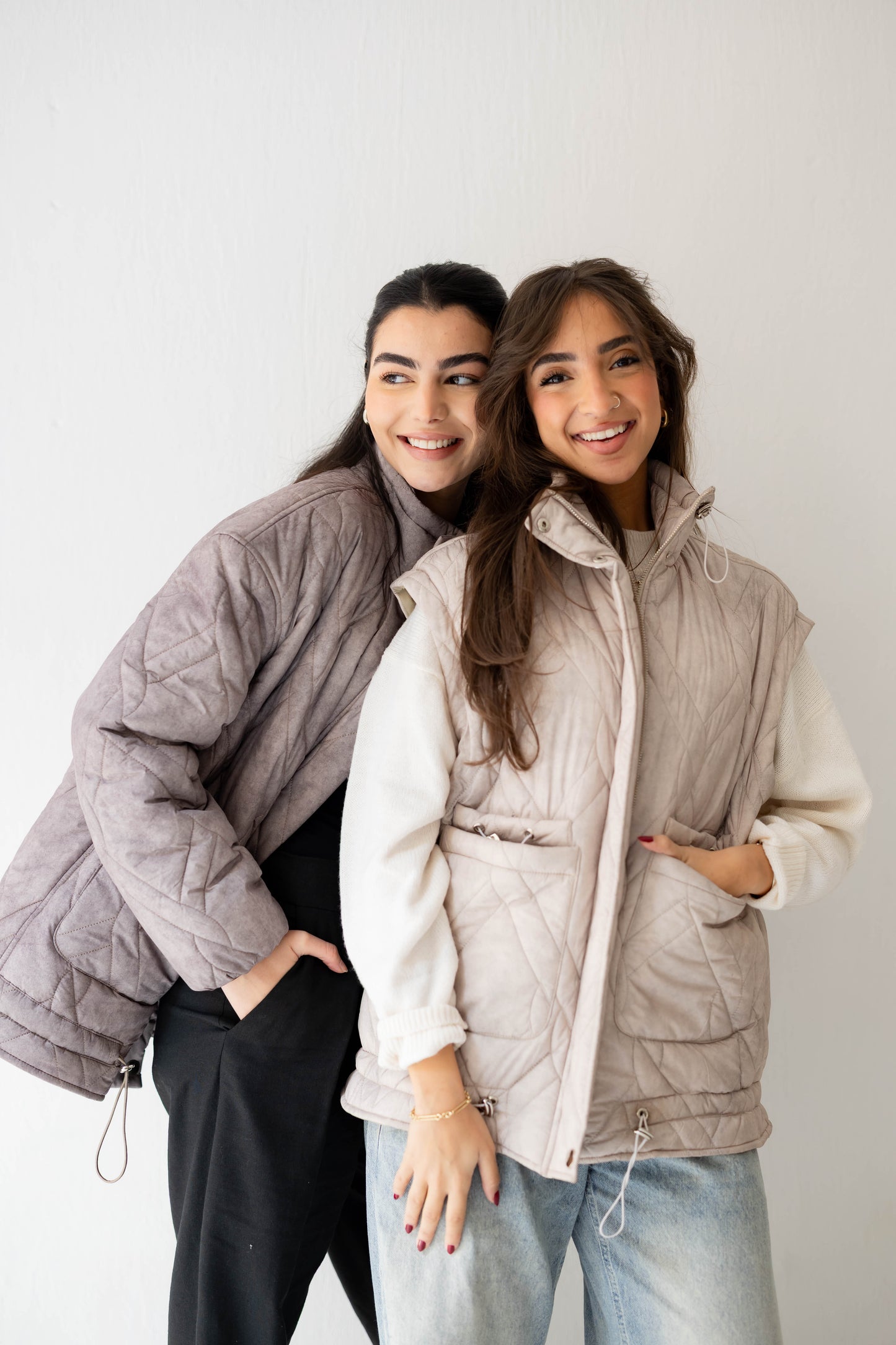 Storm Puff Jacket in Stone