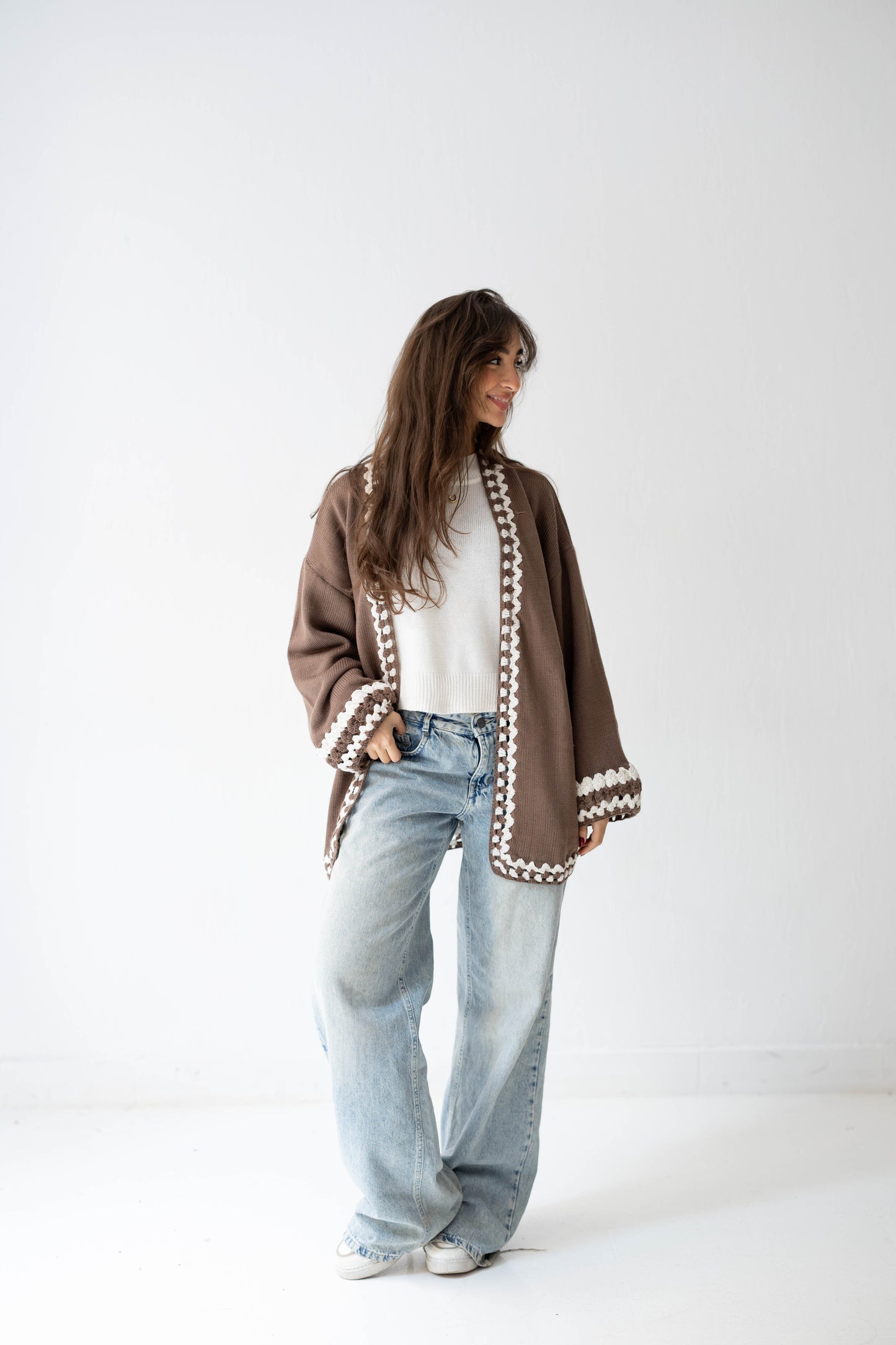 Comfy Edge Knit in Mocha