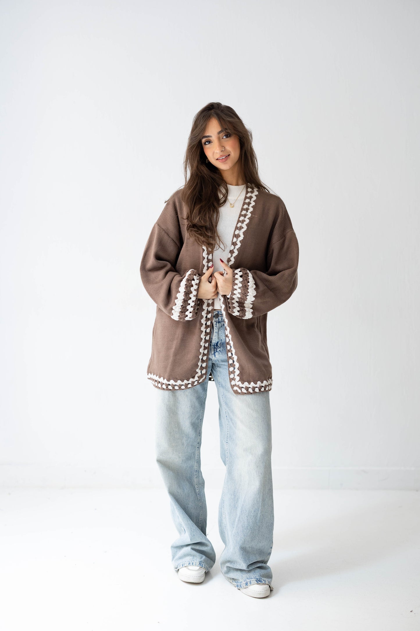 Comfy Edge Knit in Mocha