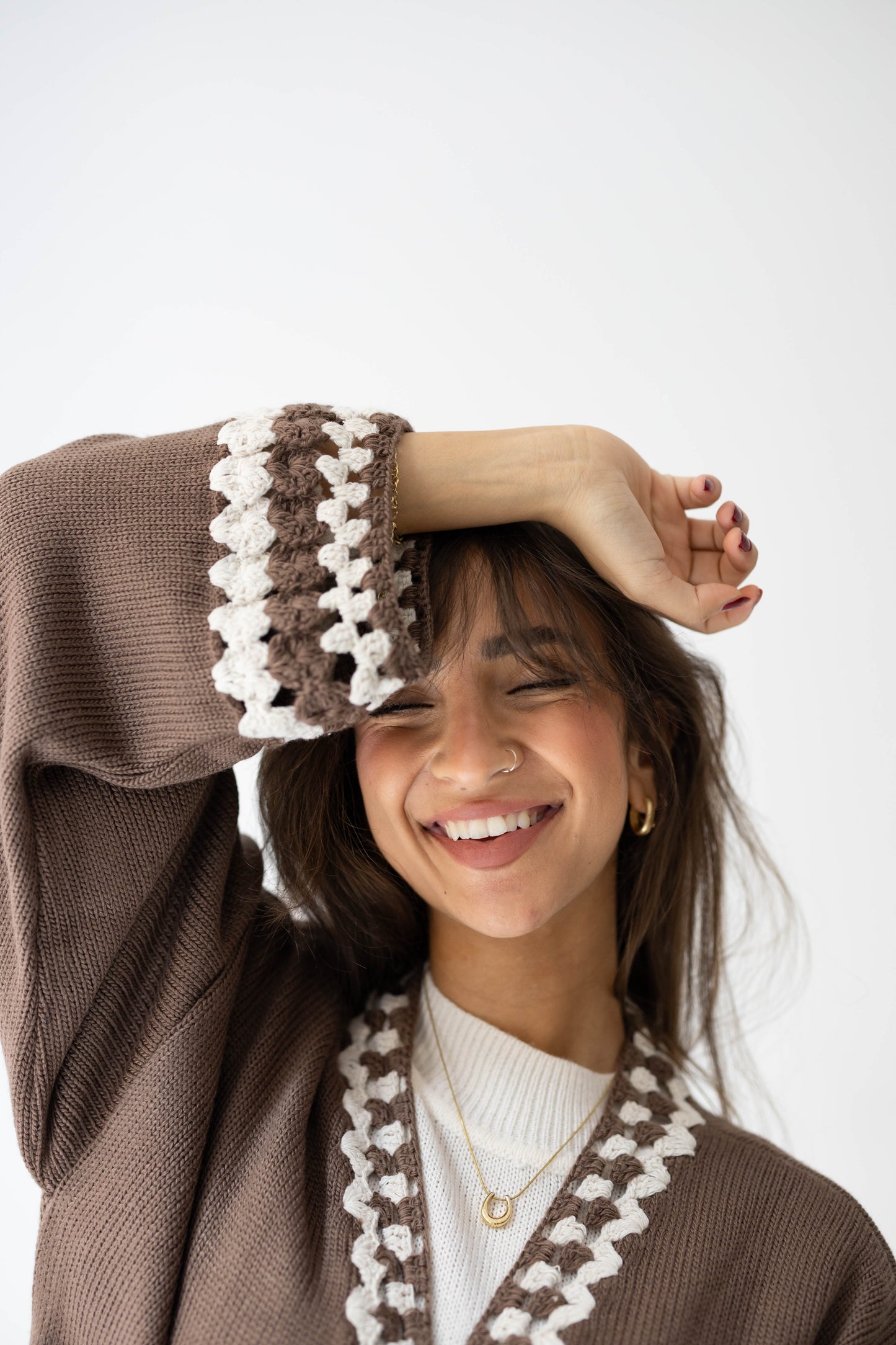 Comfy Edge Knit in Mocha