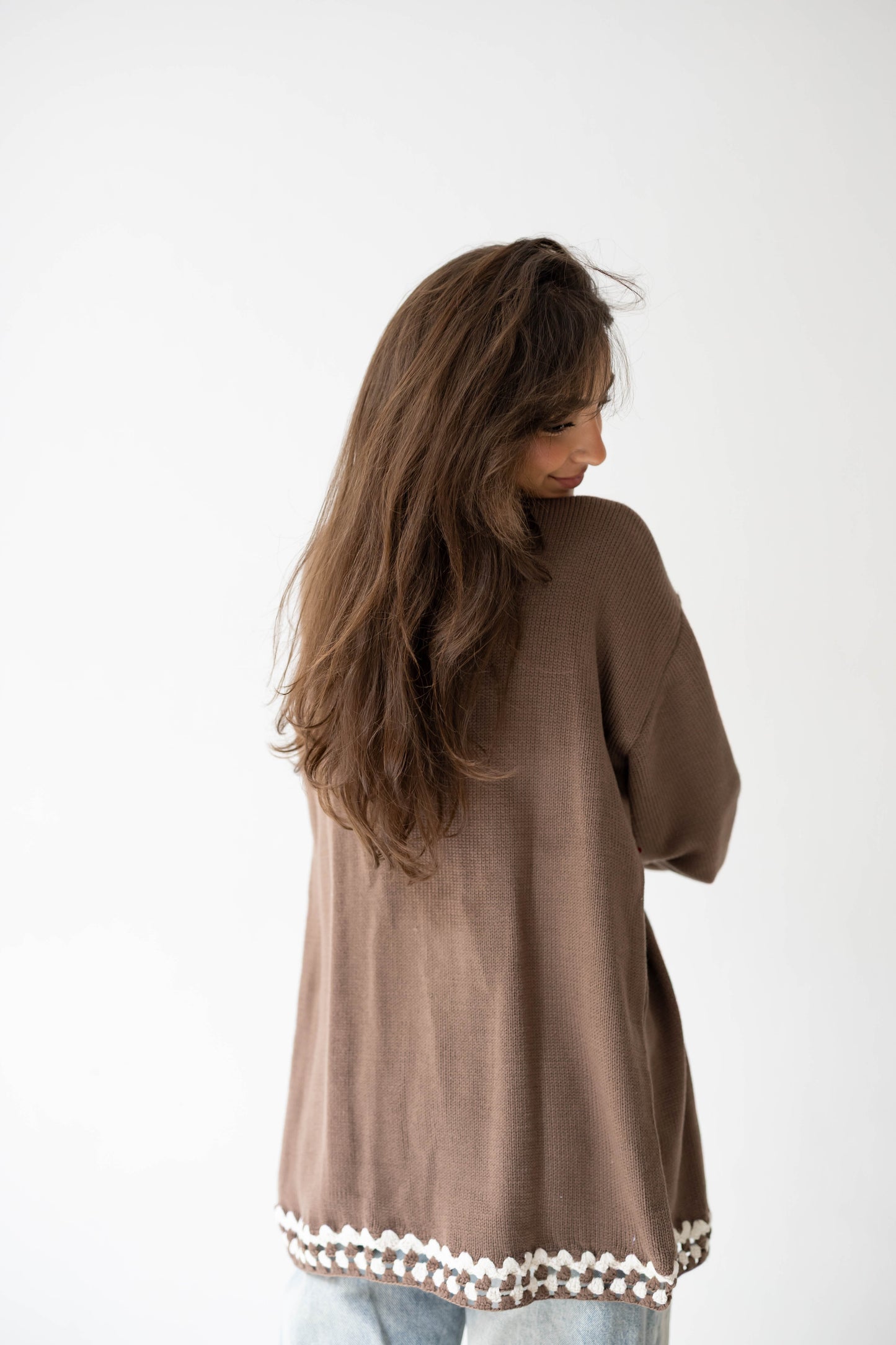 Comfy Edge Knit in Mocha