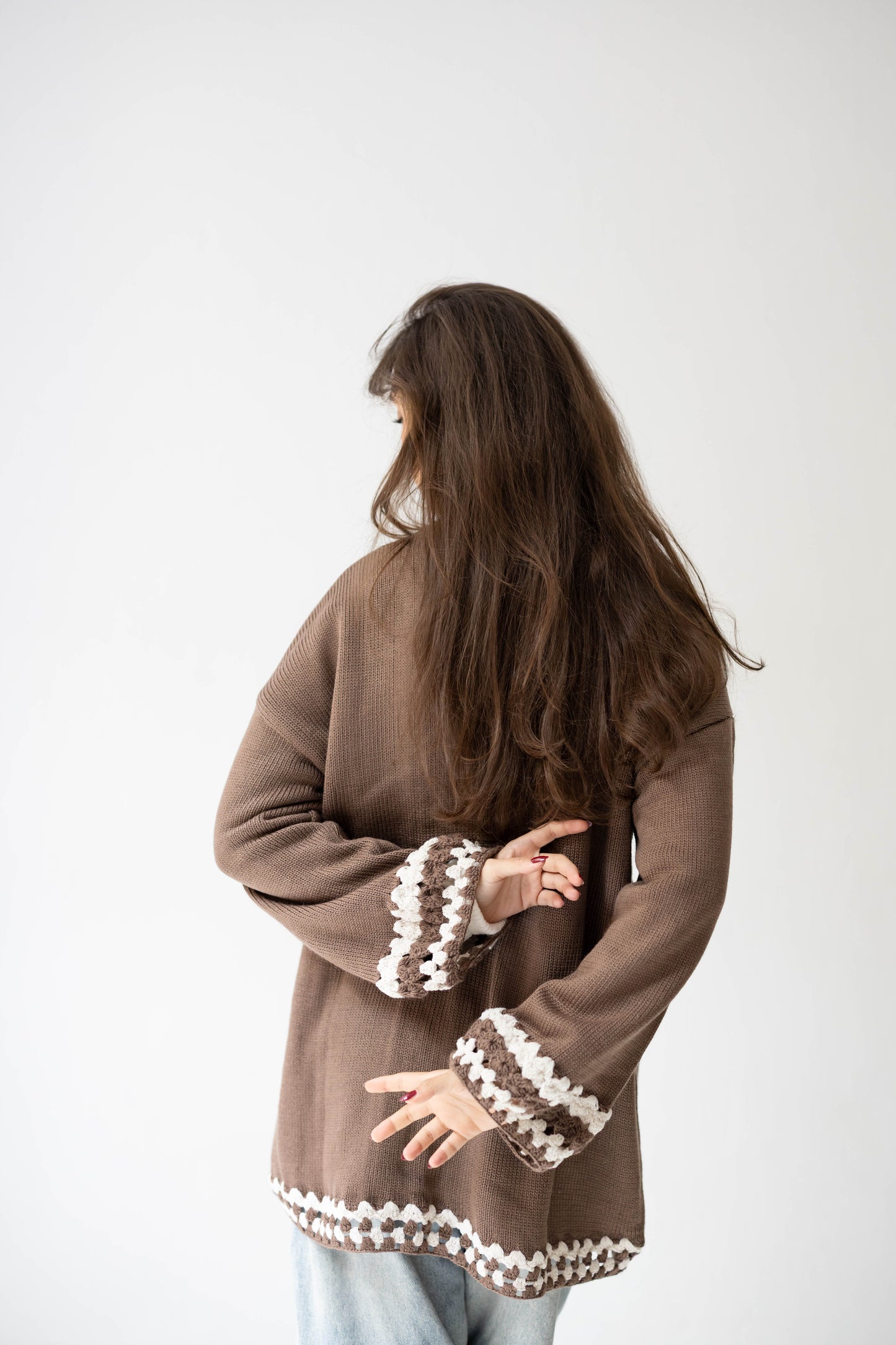 Comfy Edge Knit in Mocha