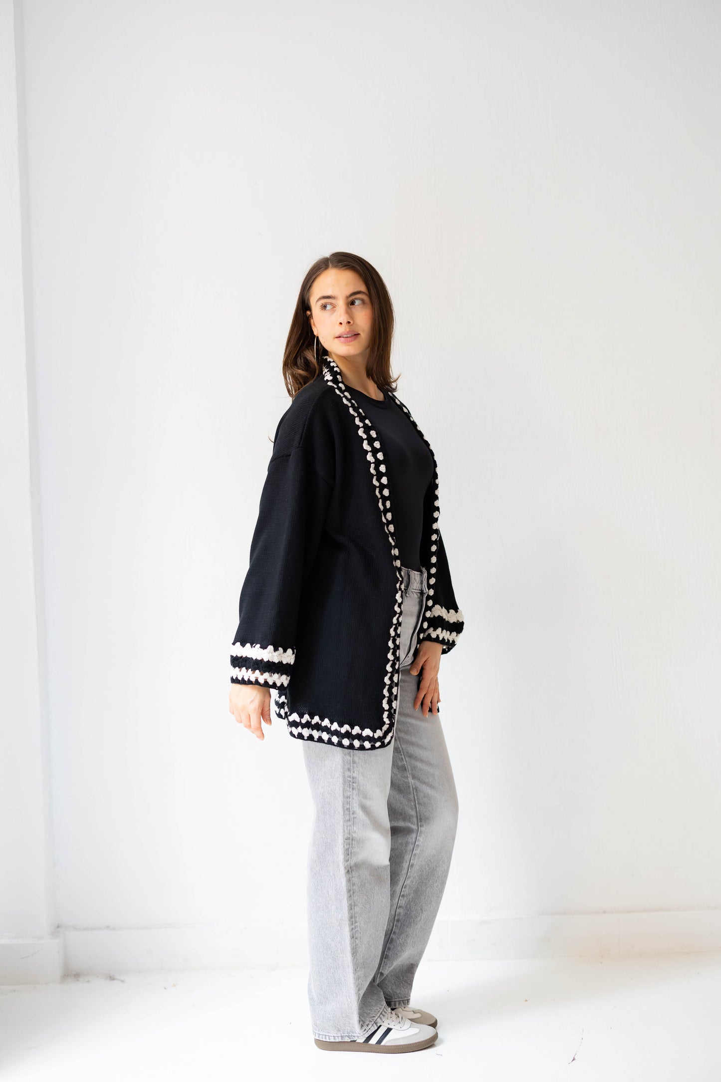 Comfy Edge Knit in Black