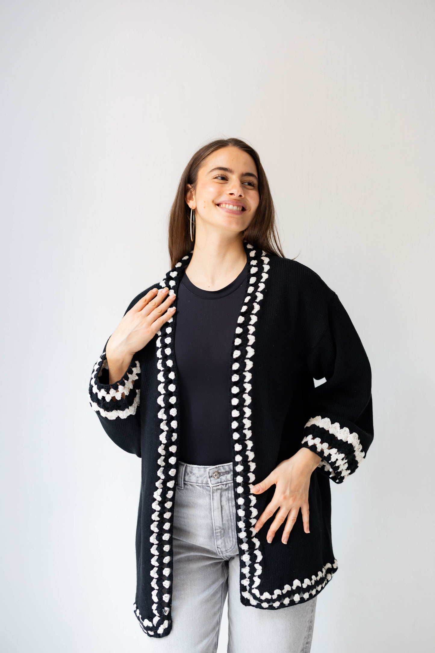 Comfy Edge Knit in Black