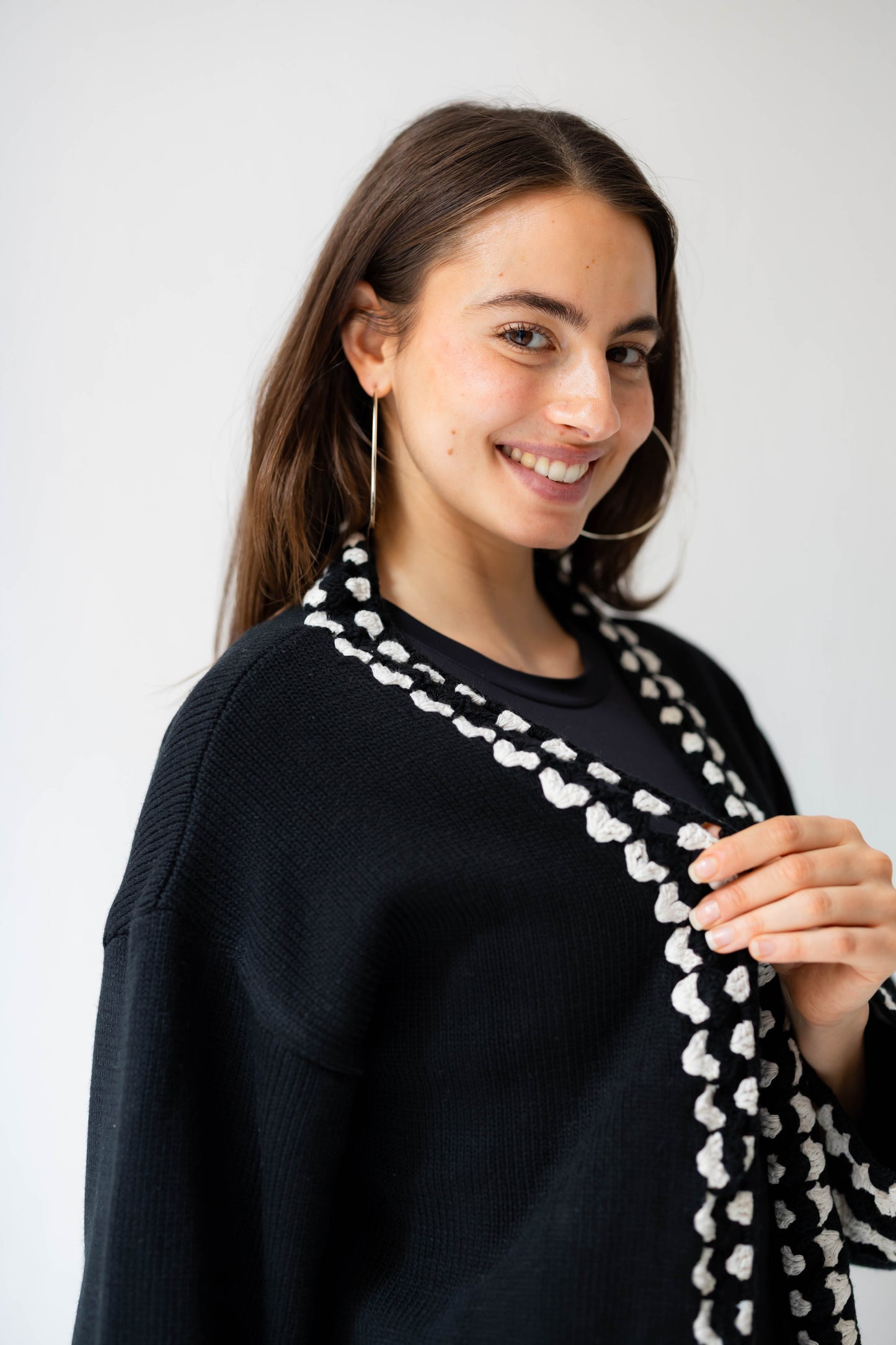 Comfy Edge Knit in Black