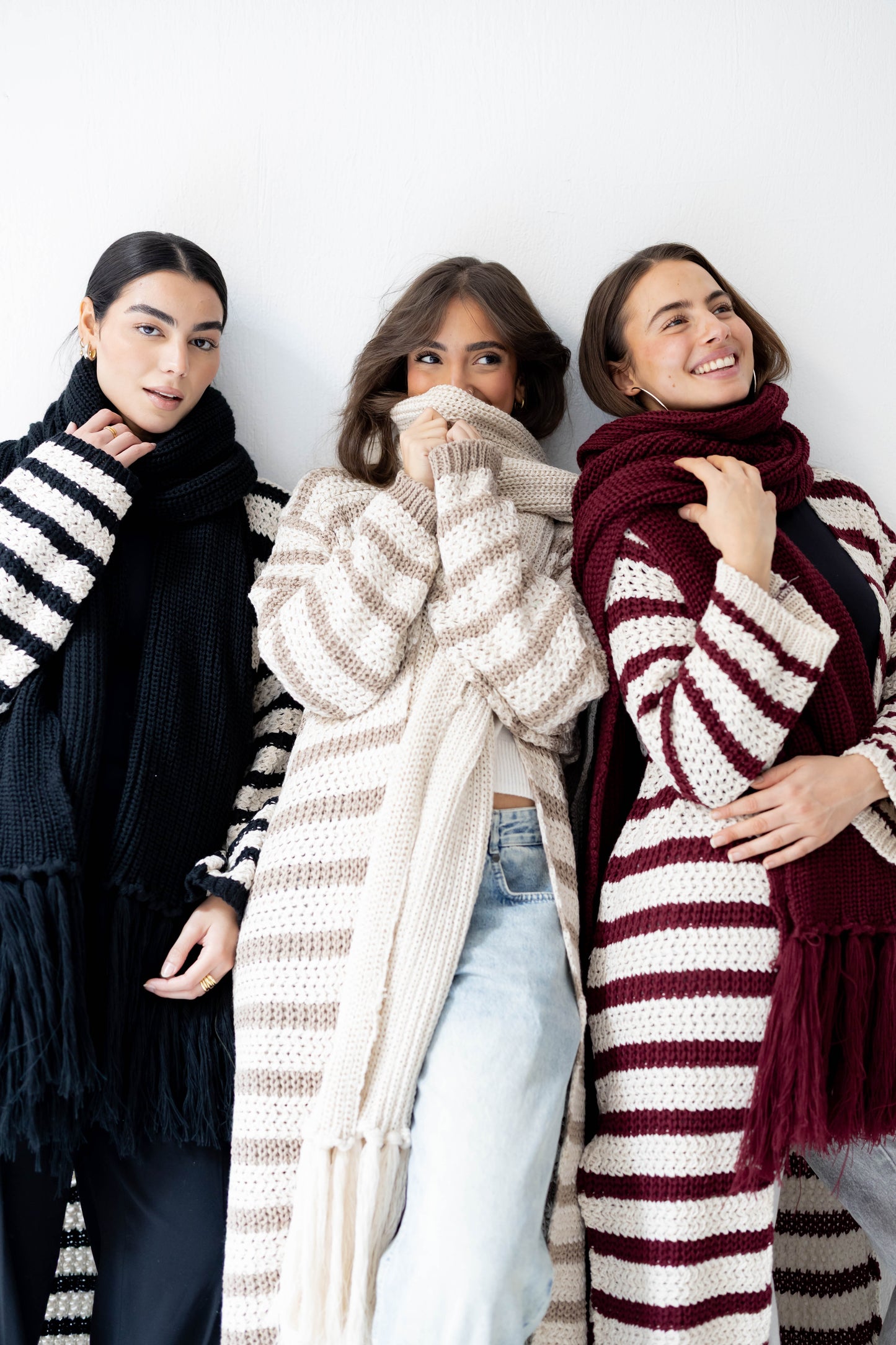 Warm Snuggle Shawl in Black