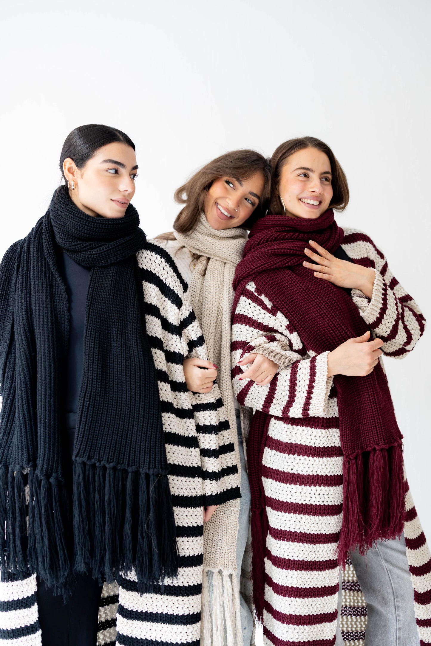 Warm Snuggle Shawl in Black