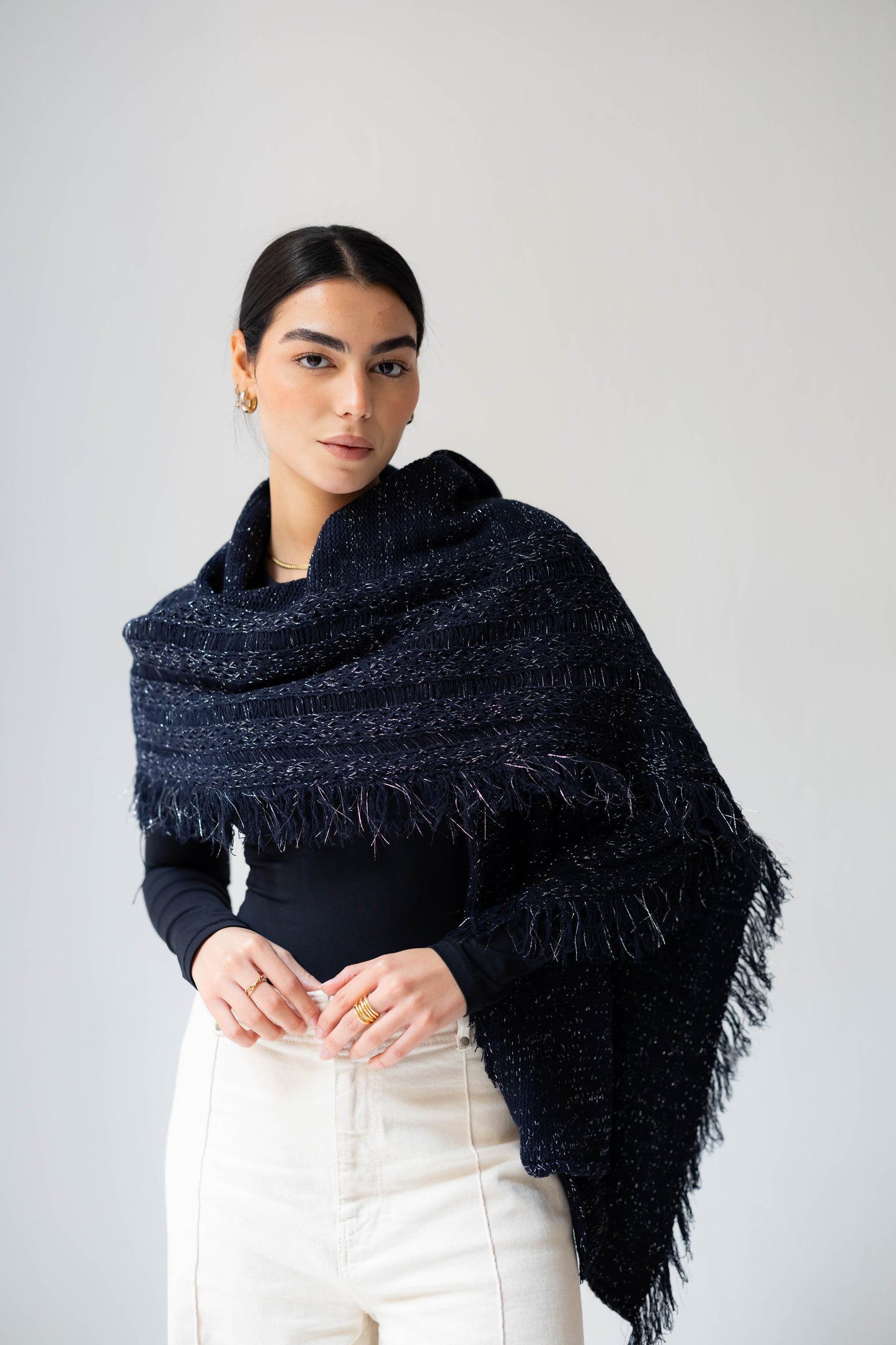 Twilight Fringe Shawl