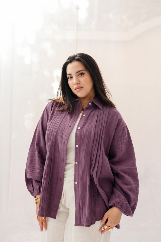 Sola Shirt in Mauve