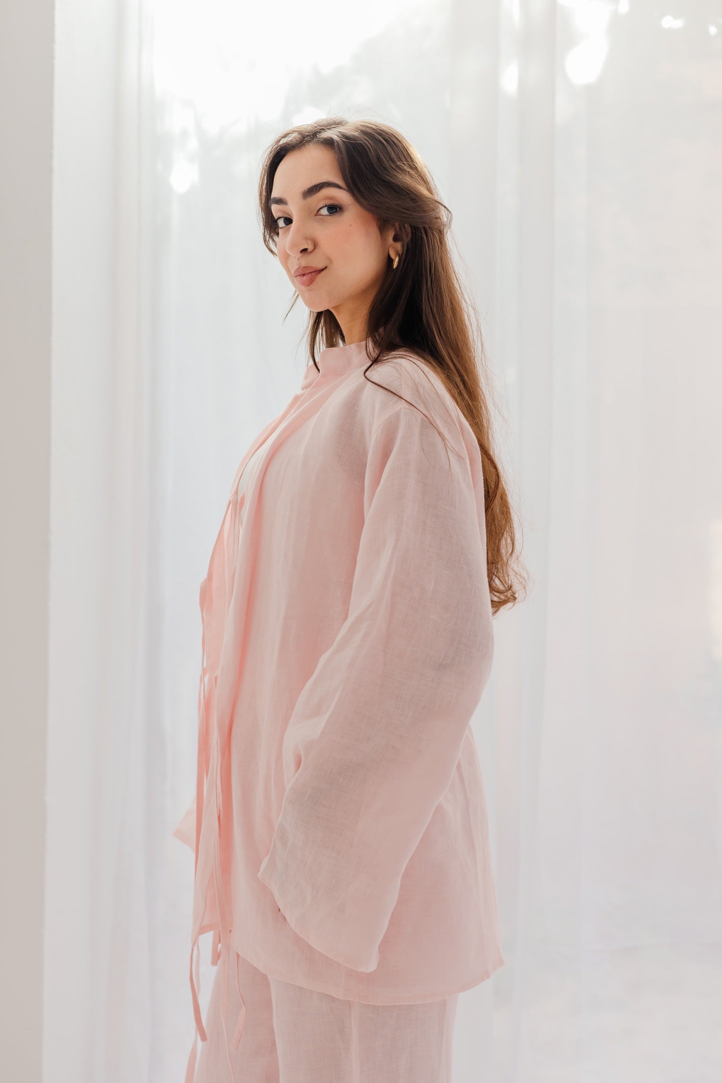 Perla Blouse in Soft Pink