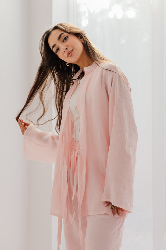Perla Blouse in Soft Pink