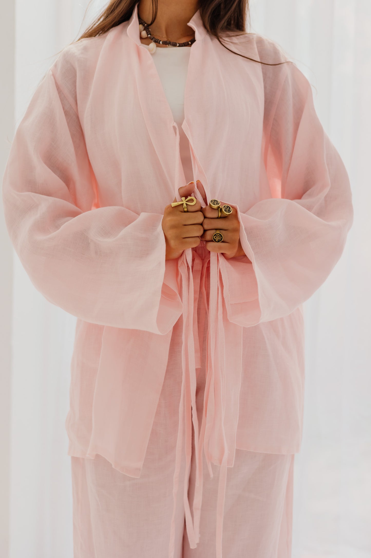 Perla Blouse in Soft Pink