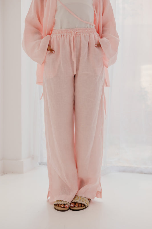 Perla Pants in Soft Pink