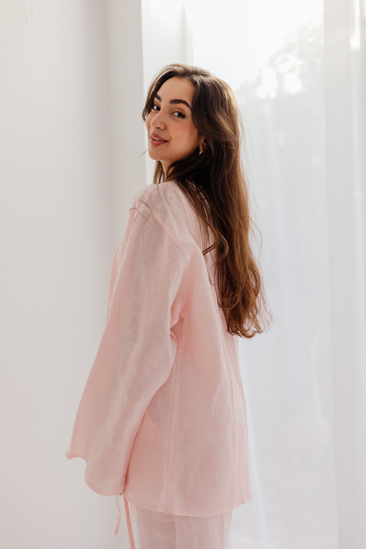 Perla Blouse in Soft Pink