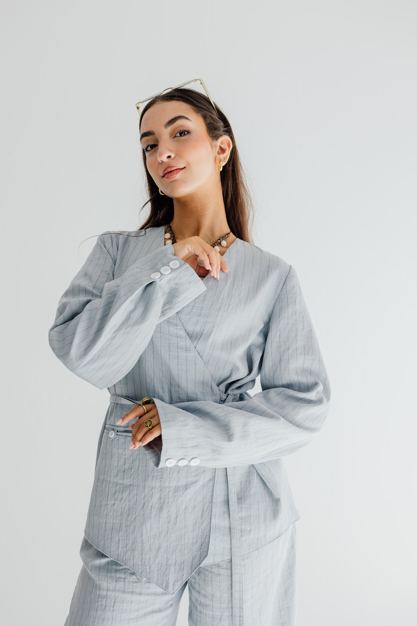 Ella Set in Blue Gray
