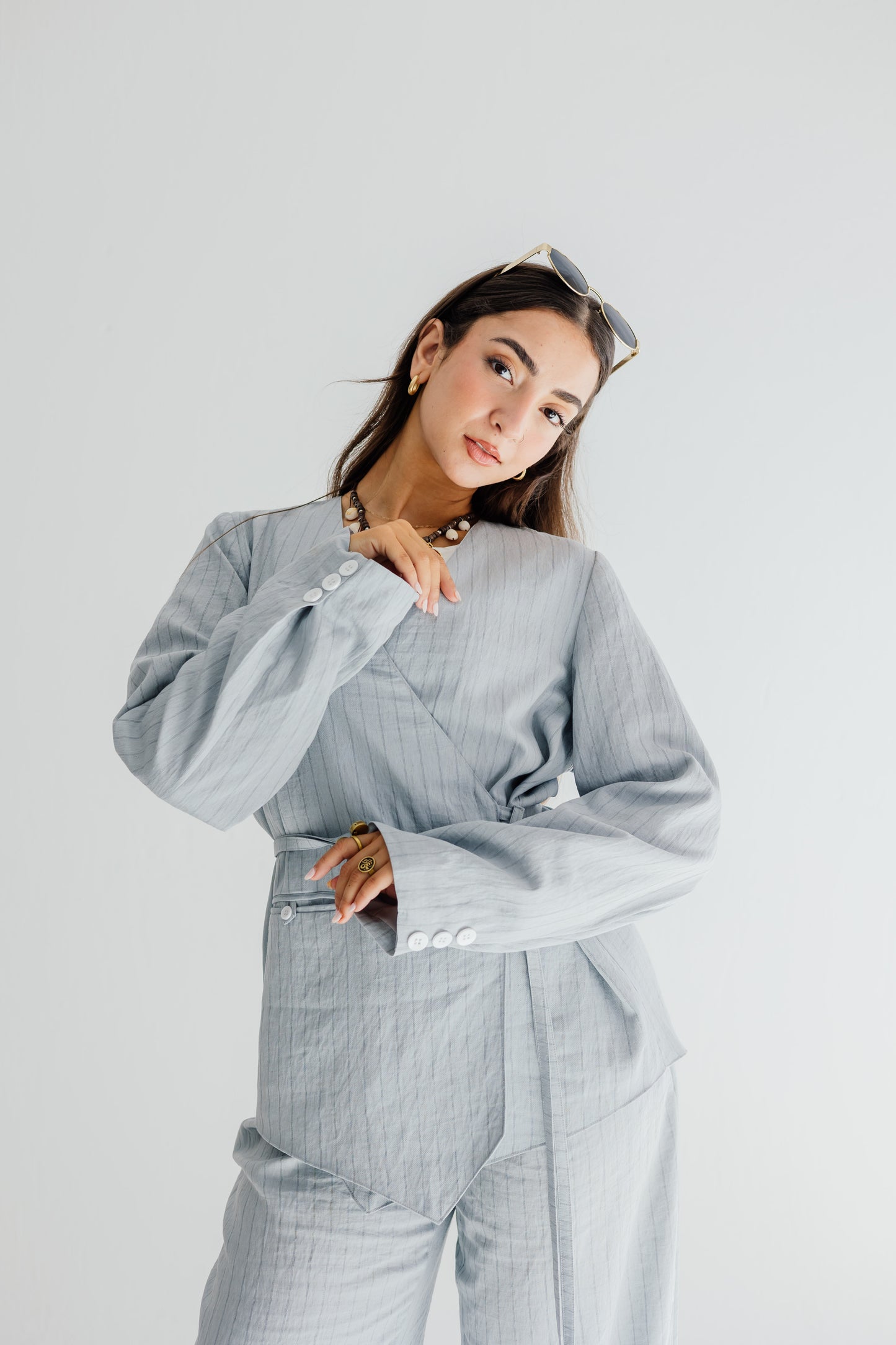 Ella Set in Blue Gray