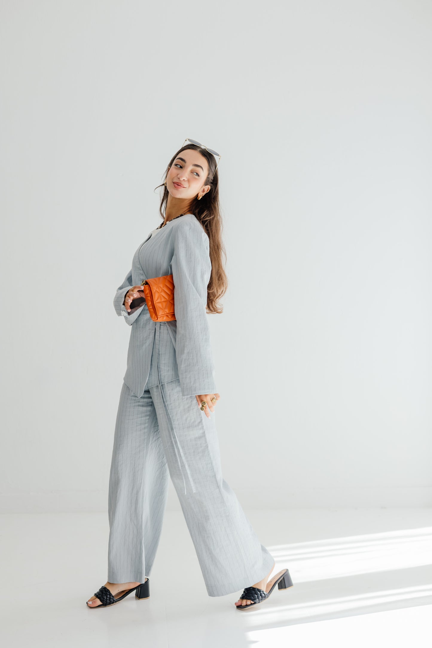 Ella Set in Blue Gray