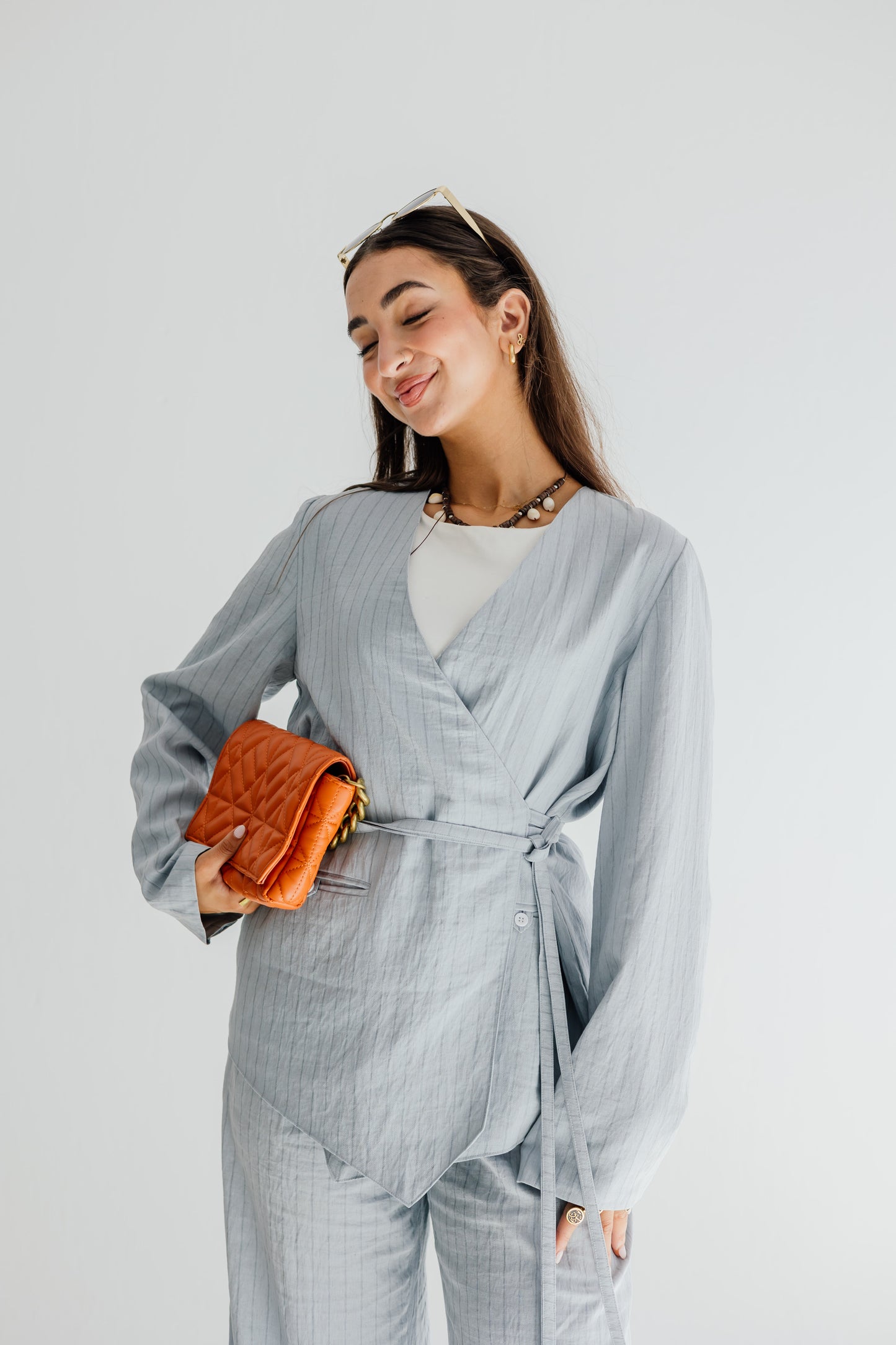 Ella Set in Blue Gray