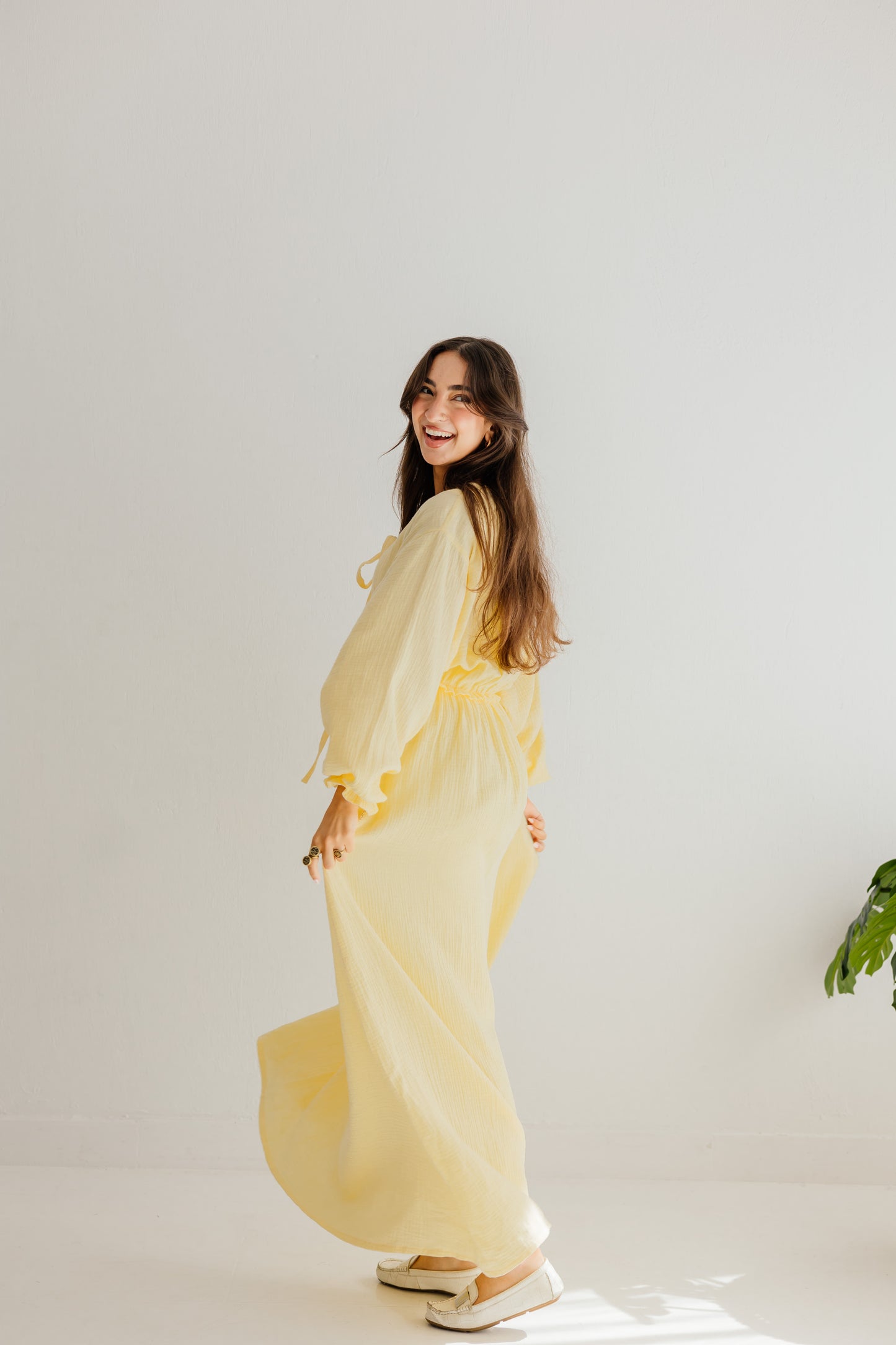Lily Dress in Yellow