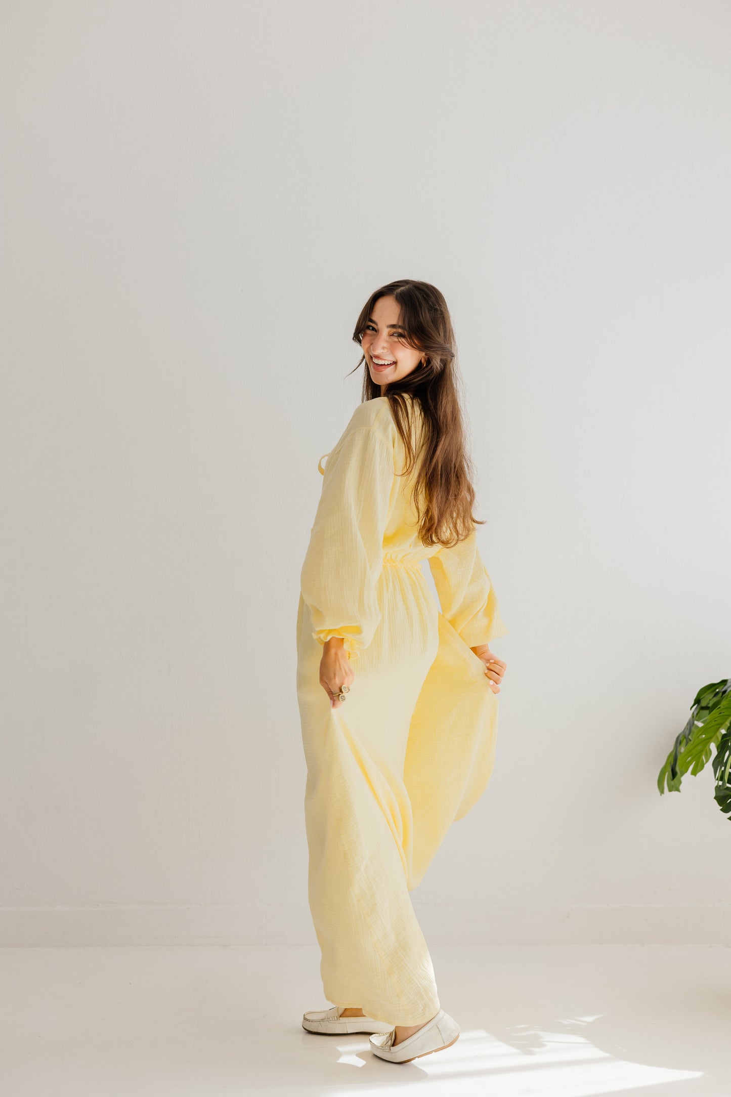 Lily Dress in Yellow
