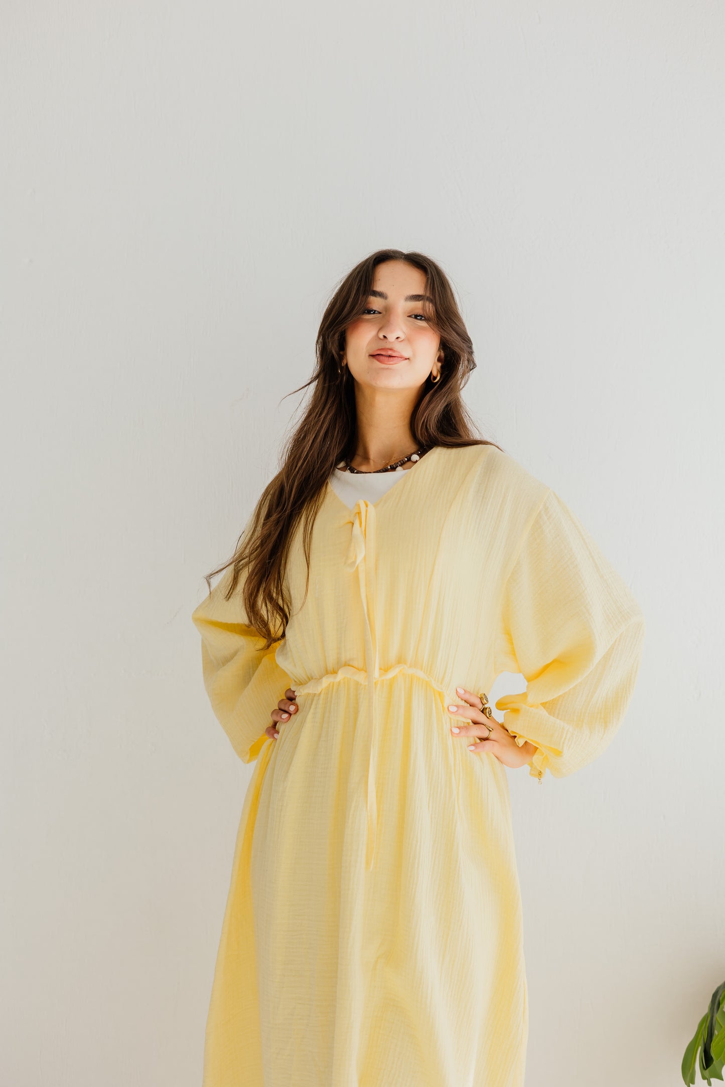 Lily Dress in Yellow