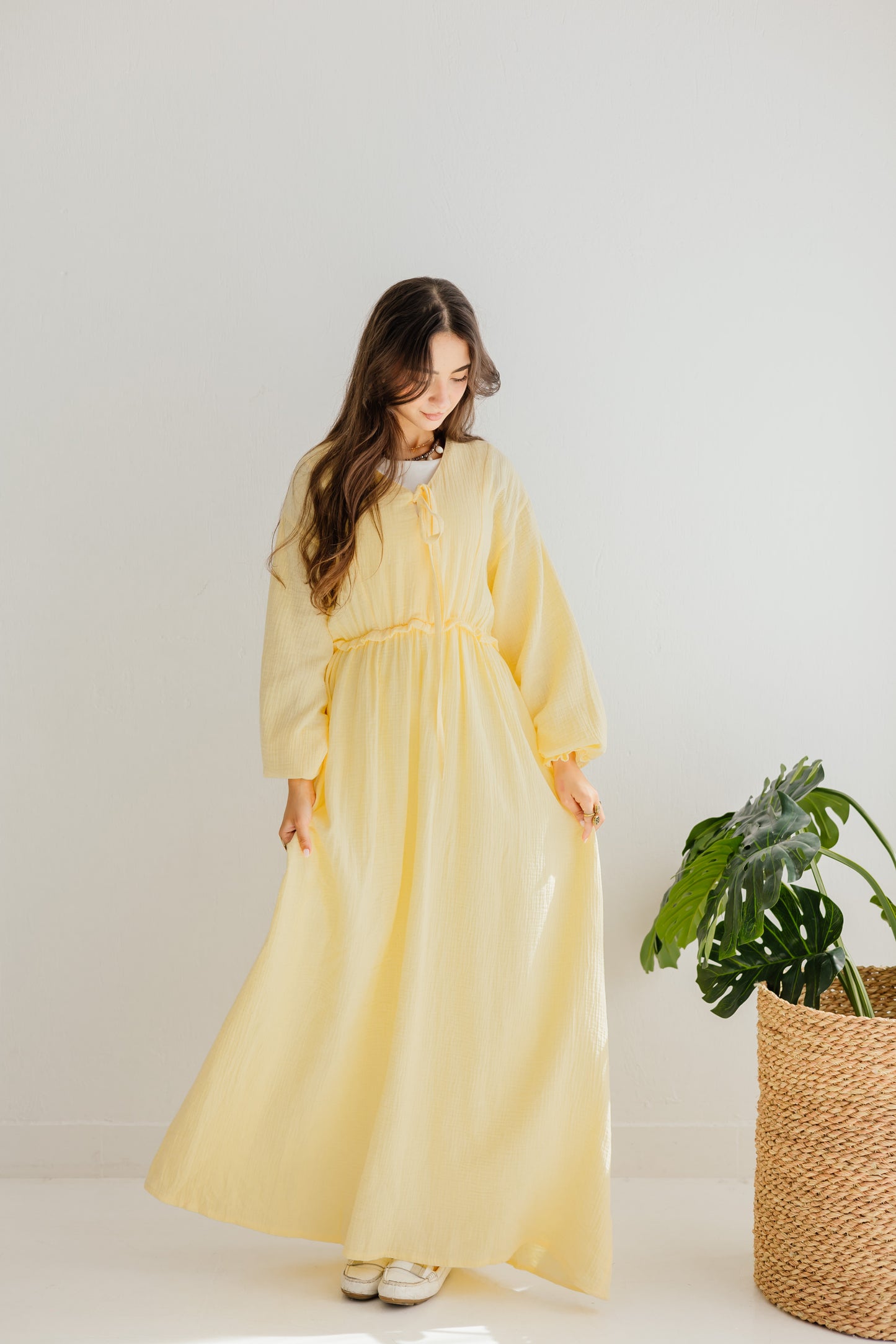 Lily Dress in Yellow