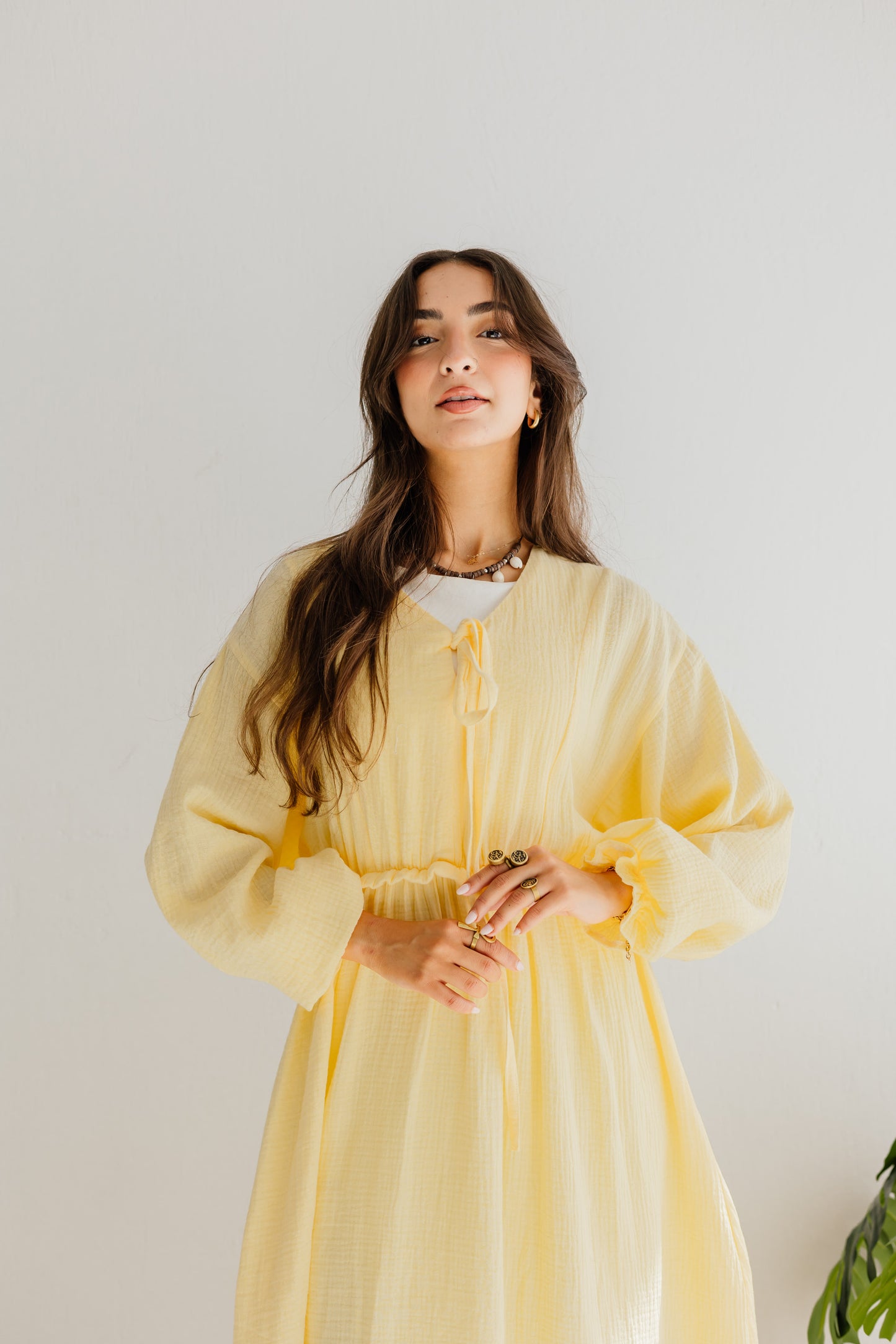 Lily Dress in Yellow