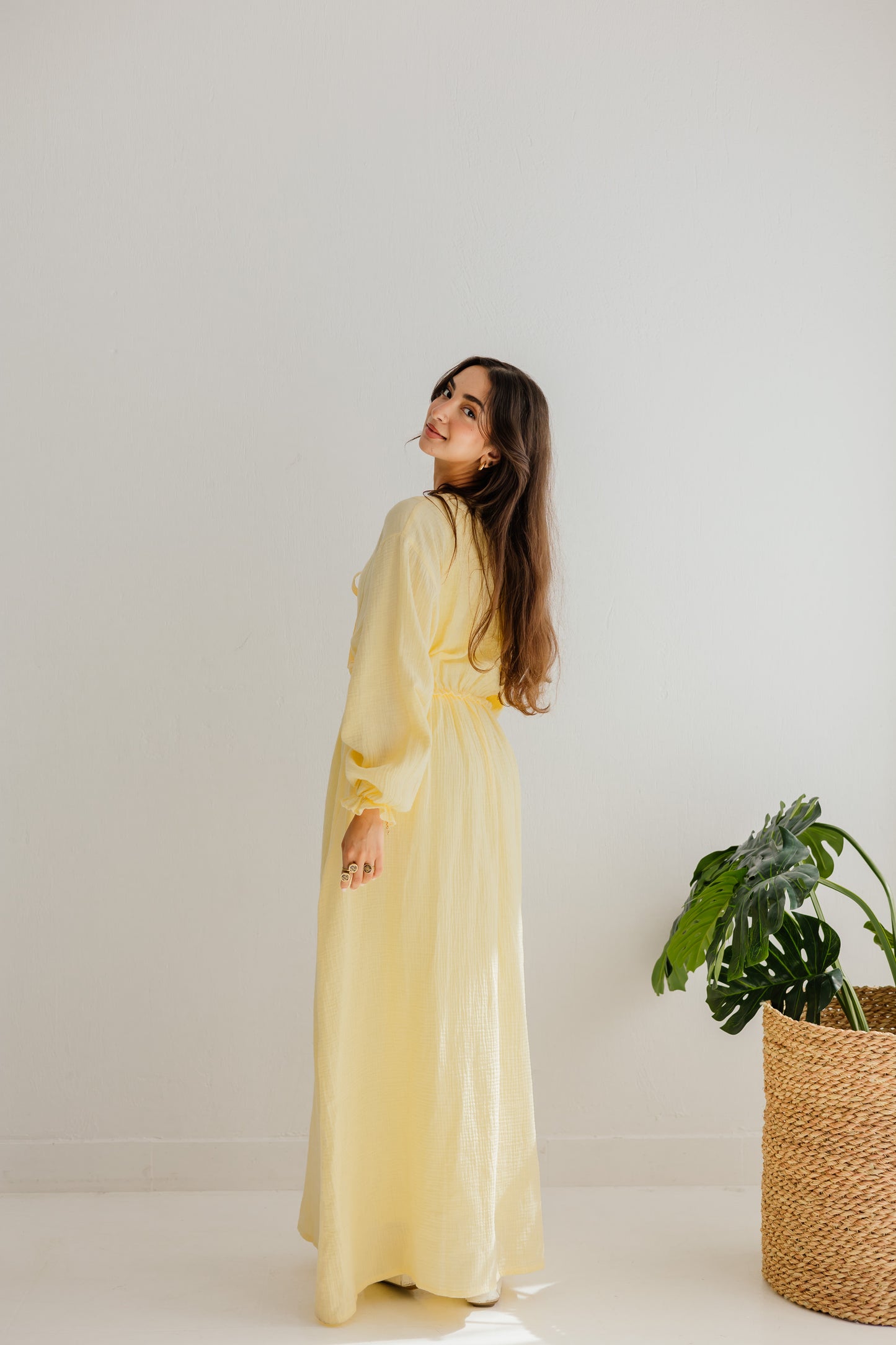 Lily Dress in Yellow